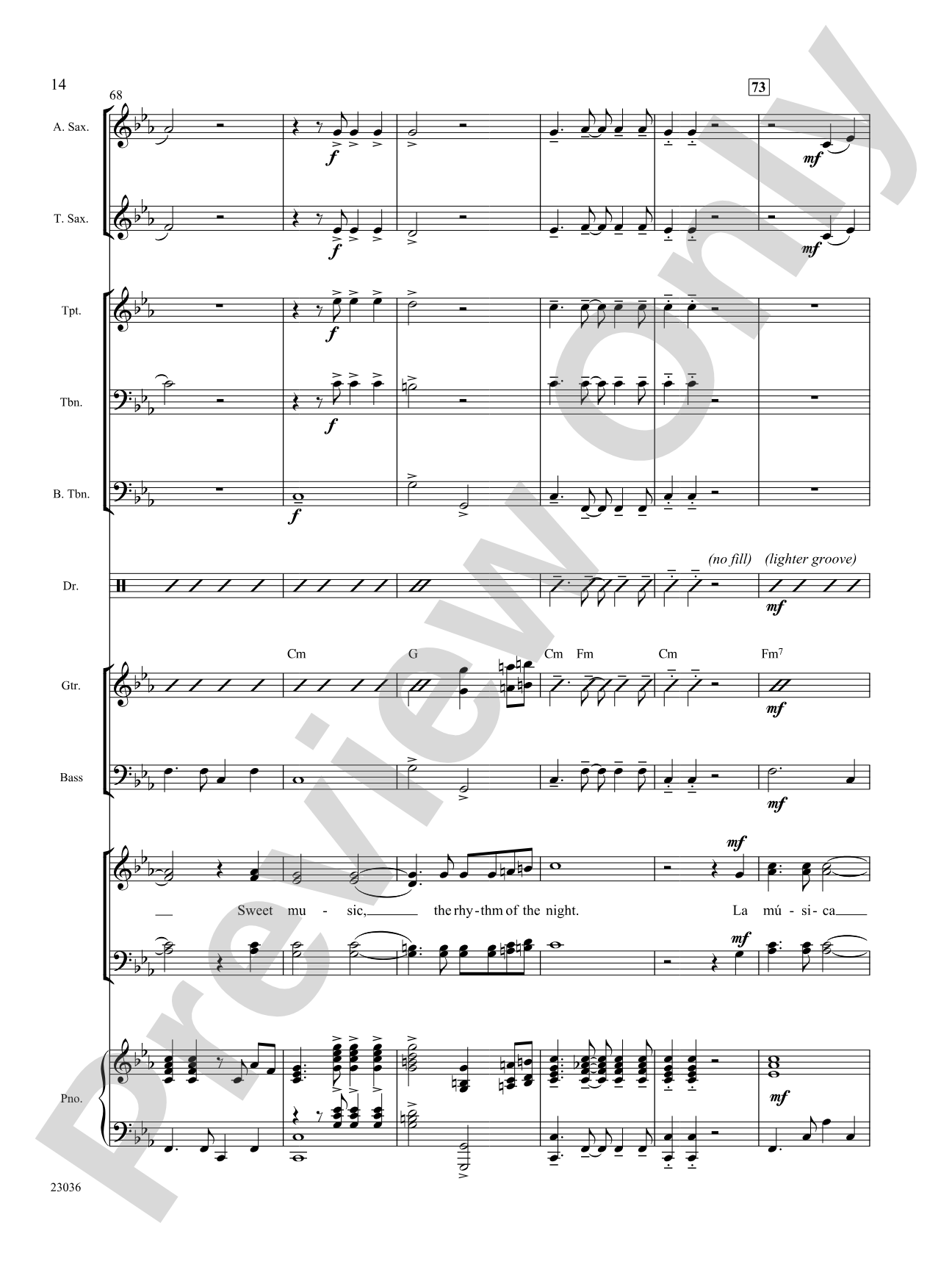 El Ritmo de la Noche (The Rhythm of the Night): Choral SoundPax