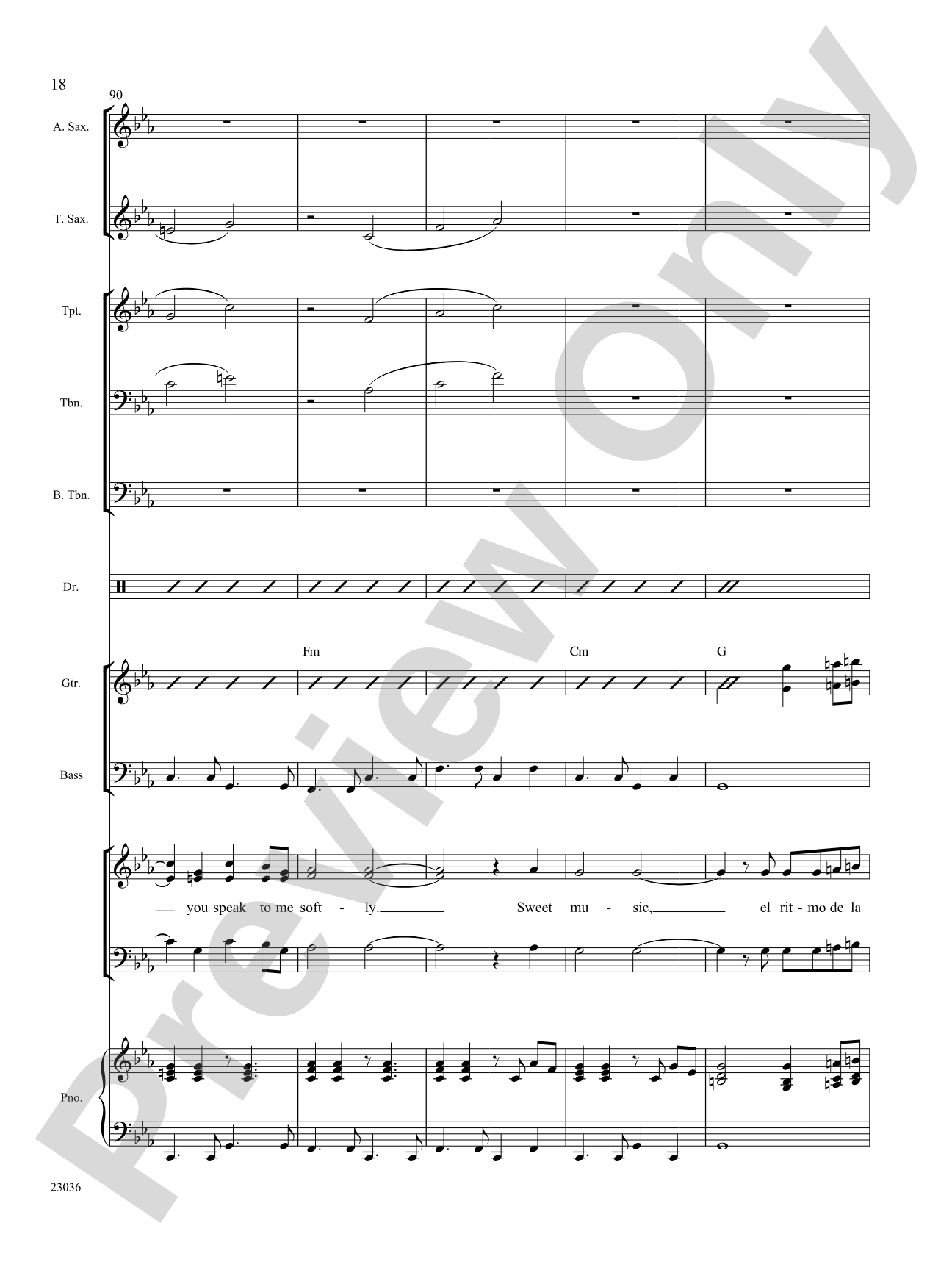 El Ritmo de la Noche (The Rhythm of the Night): Choral SoundPax