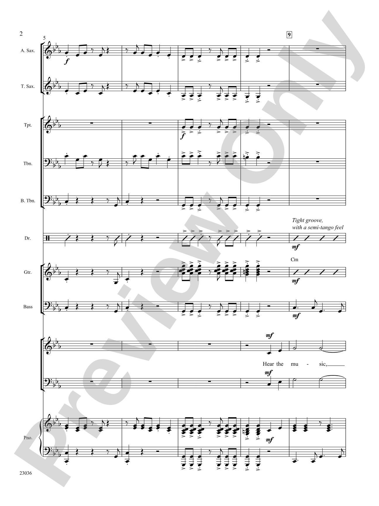 El Ritmo de la Noche (The Rhythm of the Night): Choral SoundPax