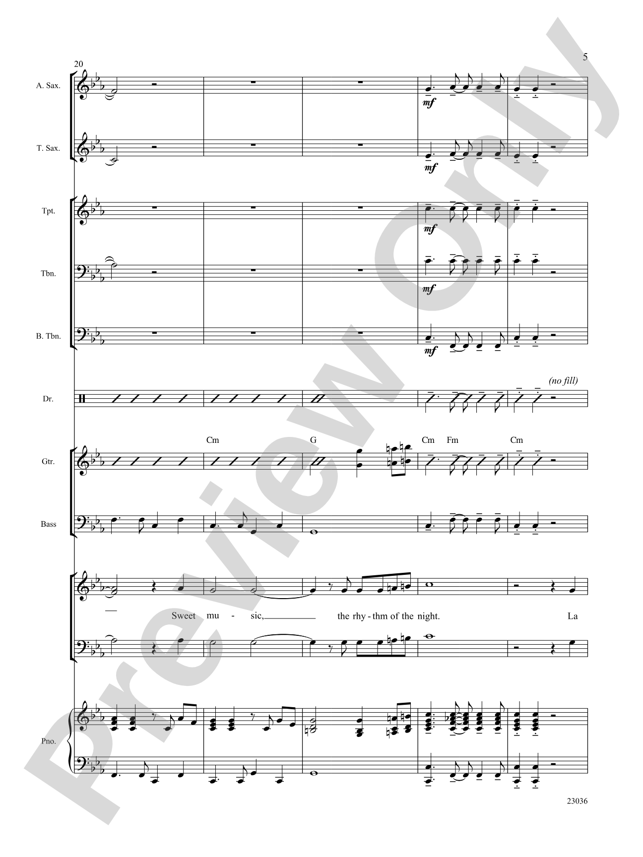 El Ritmo de la Noche (The Rhythm of the Night): Choral SoundPax