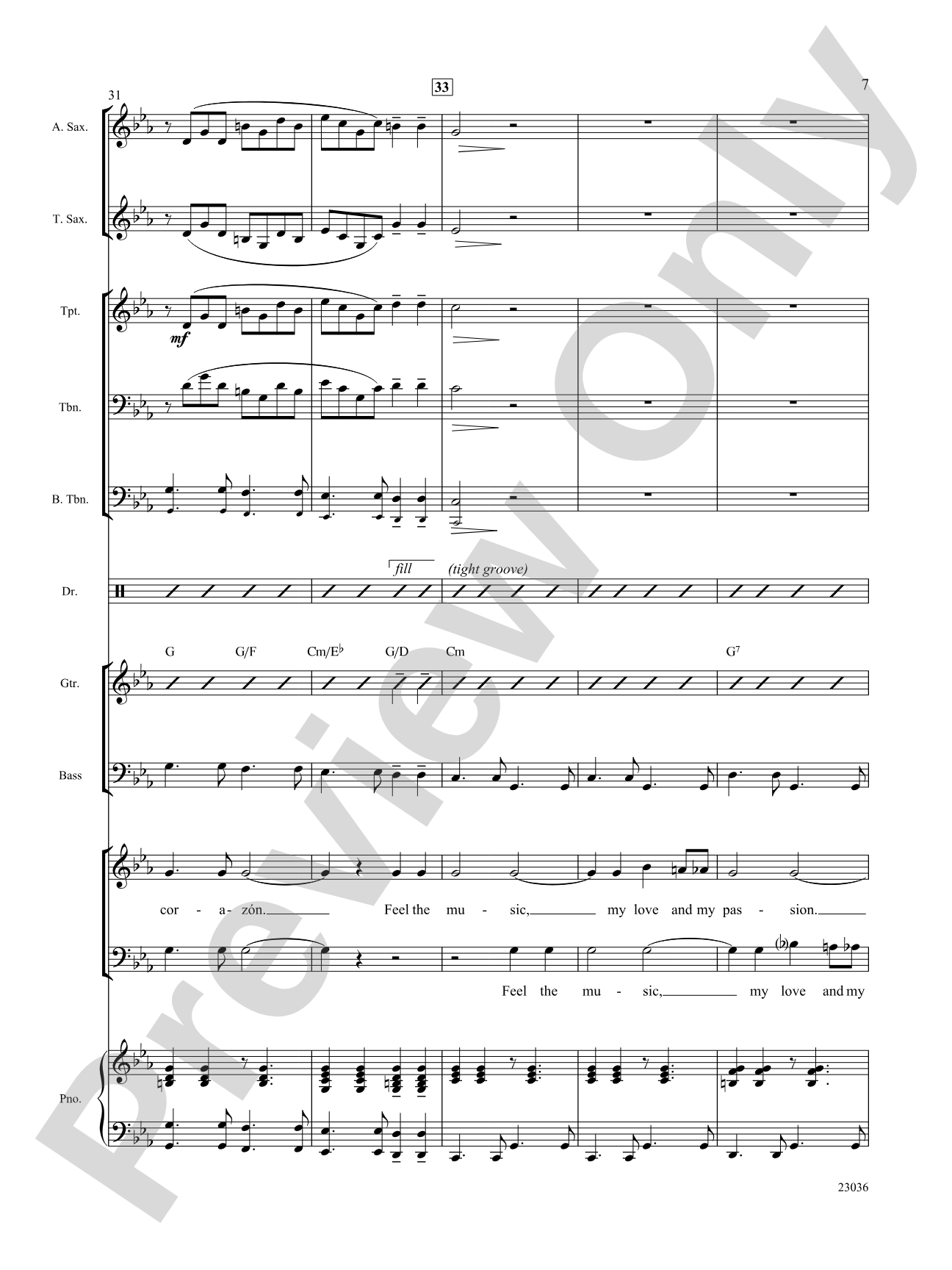 El Ritmo de la Noche (The Rhythm of the Night): Choral SoundPax