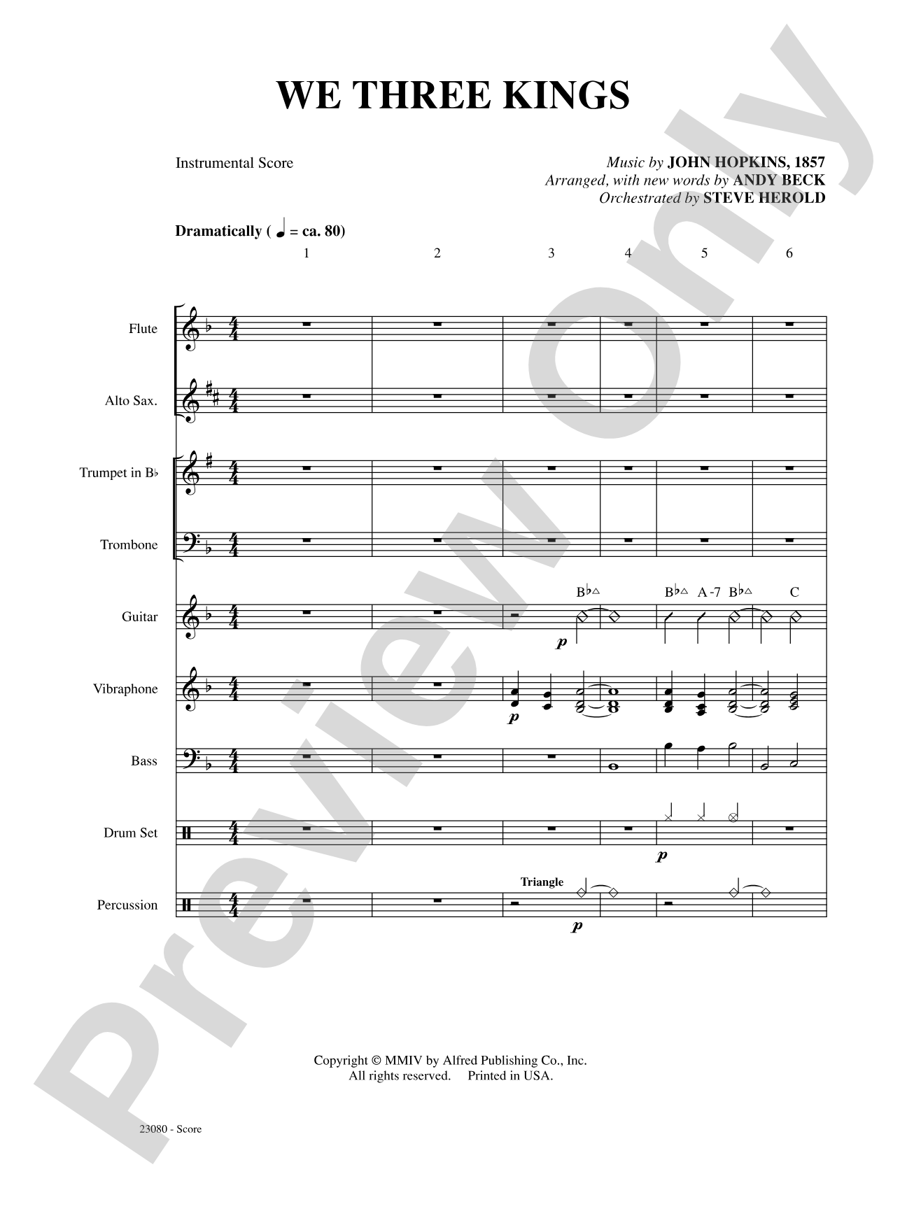 We Three Kings: Choral SoundPax