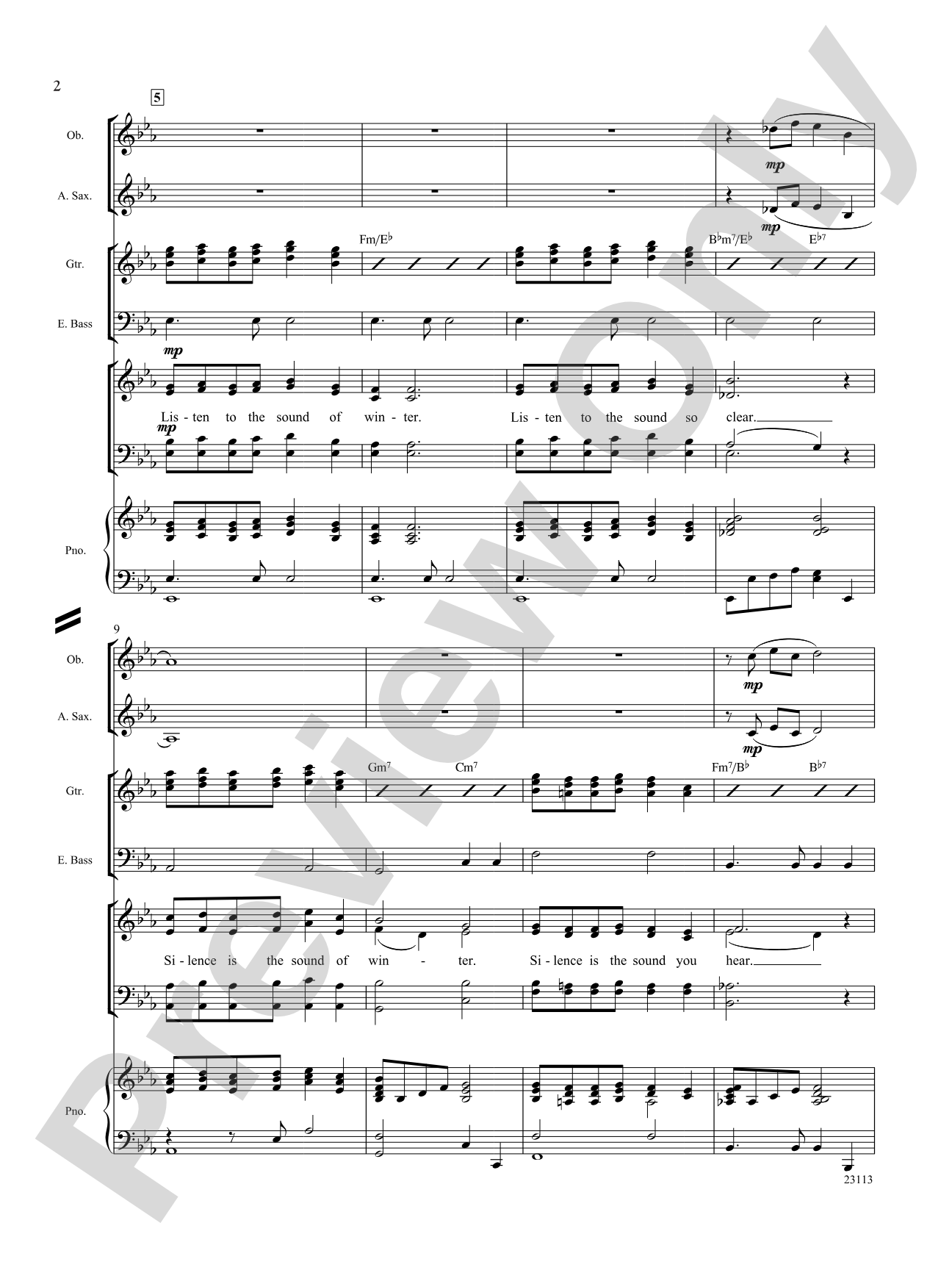 The Sound of Winter: Choral SoundPax
