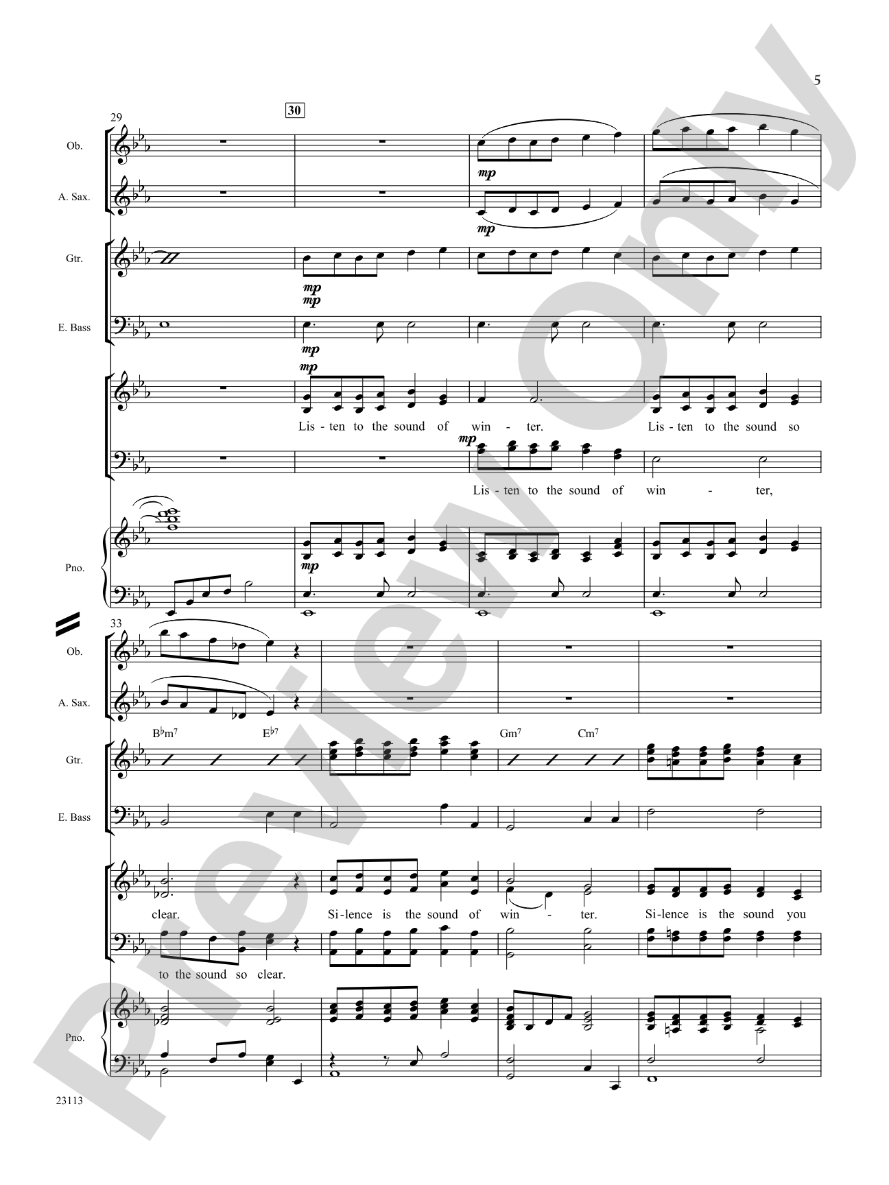 The Sound of Winter: Choral SoundPax