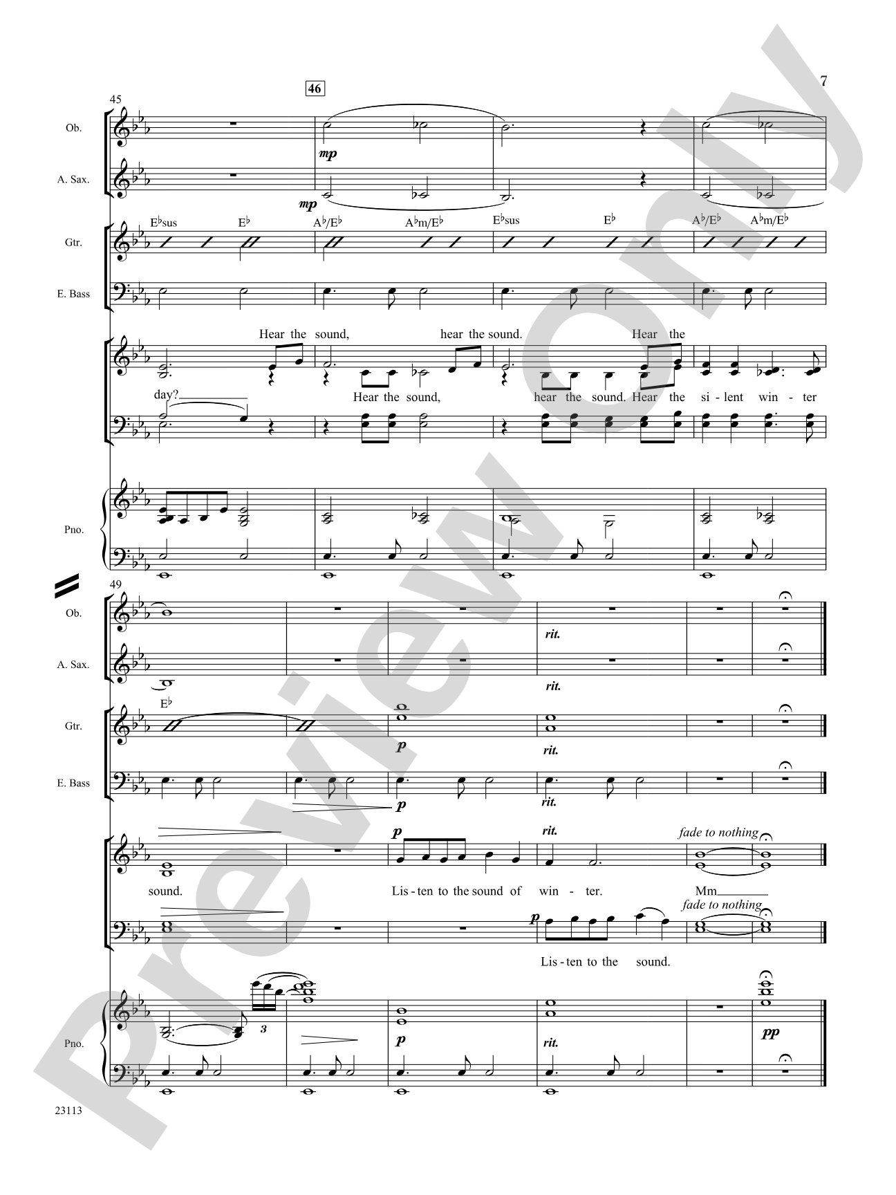 The Sound of Winter: Choral SoundPax