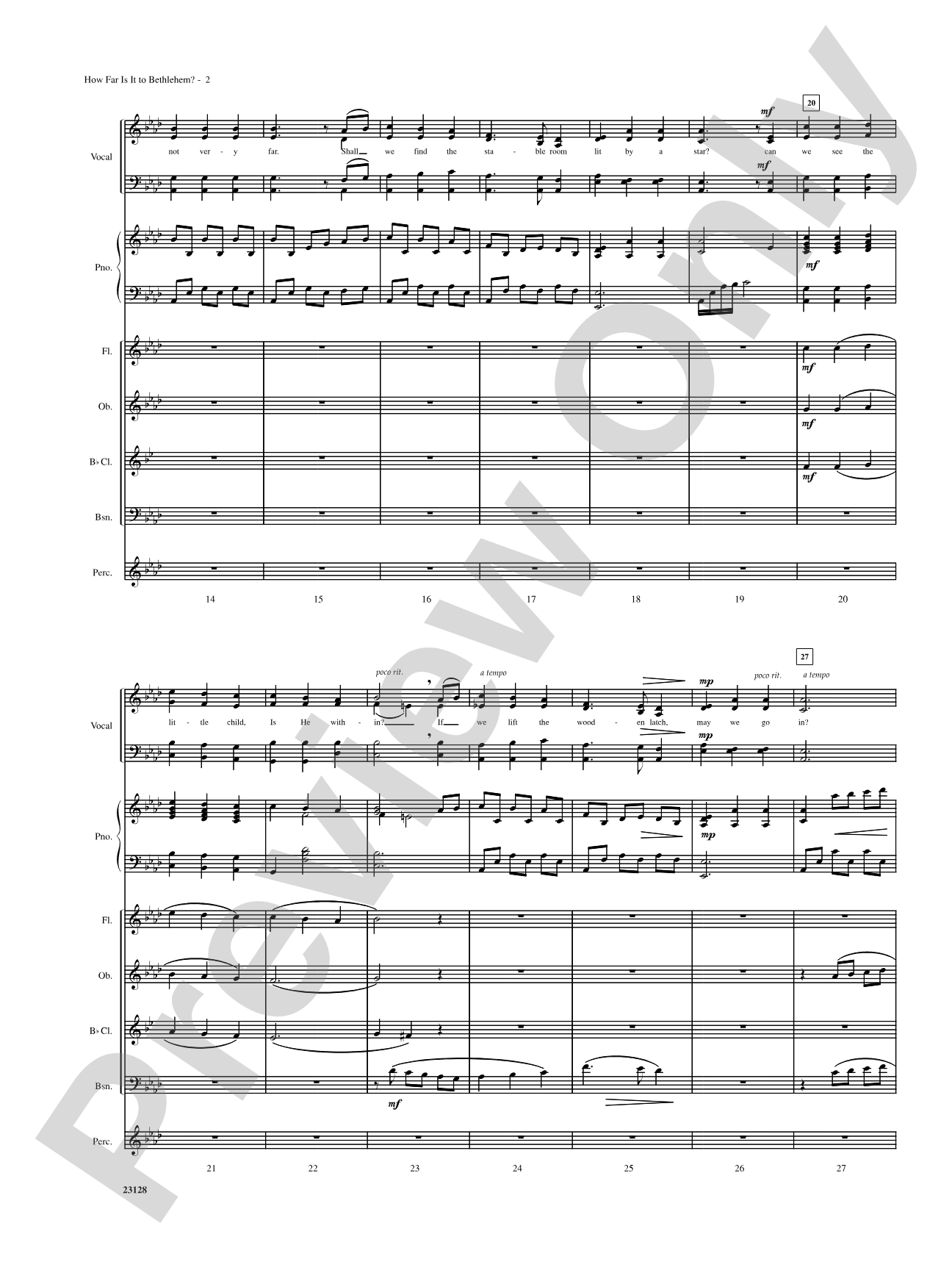 How Far Is It to Bethlehem?: Choral SoundPax