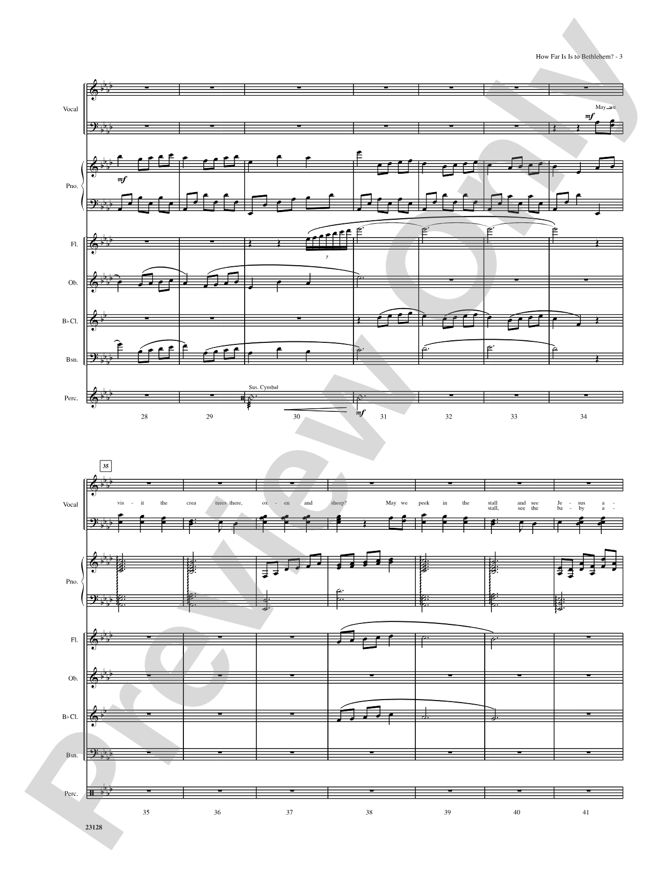 How Far Is It to Bethlehem?: Choral SoundPax