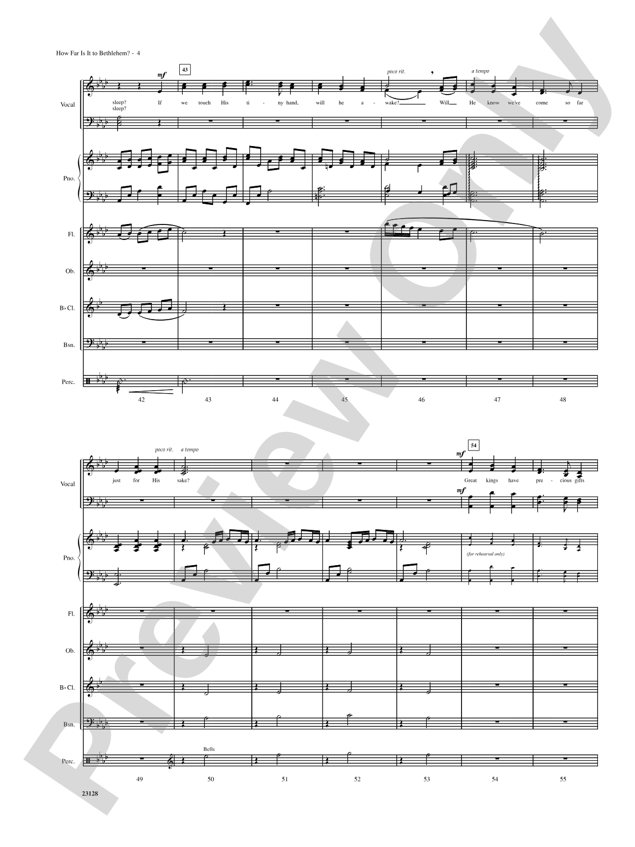 How Far Is It to Bethlehem?: Choral SoundPax