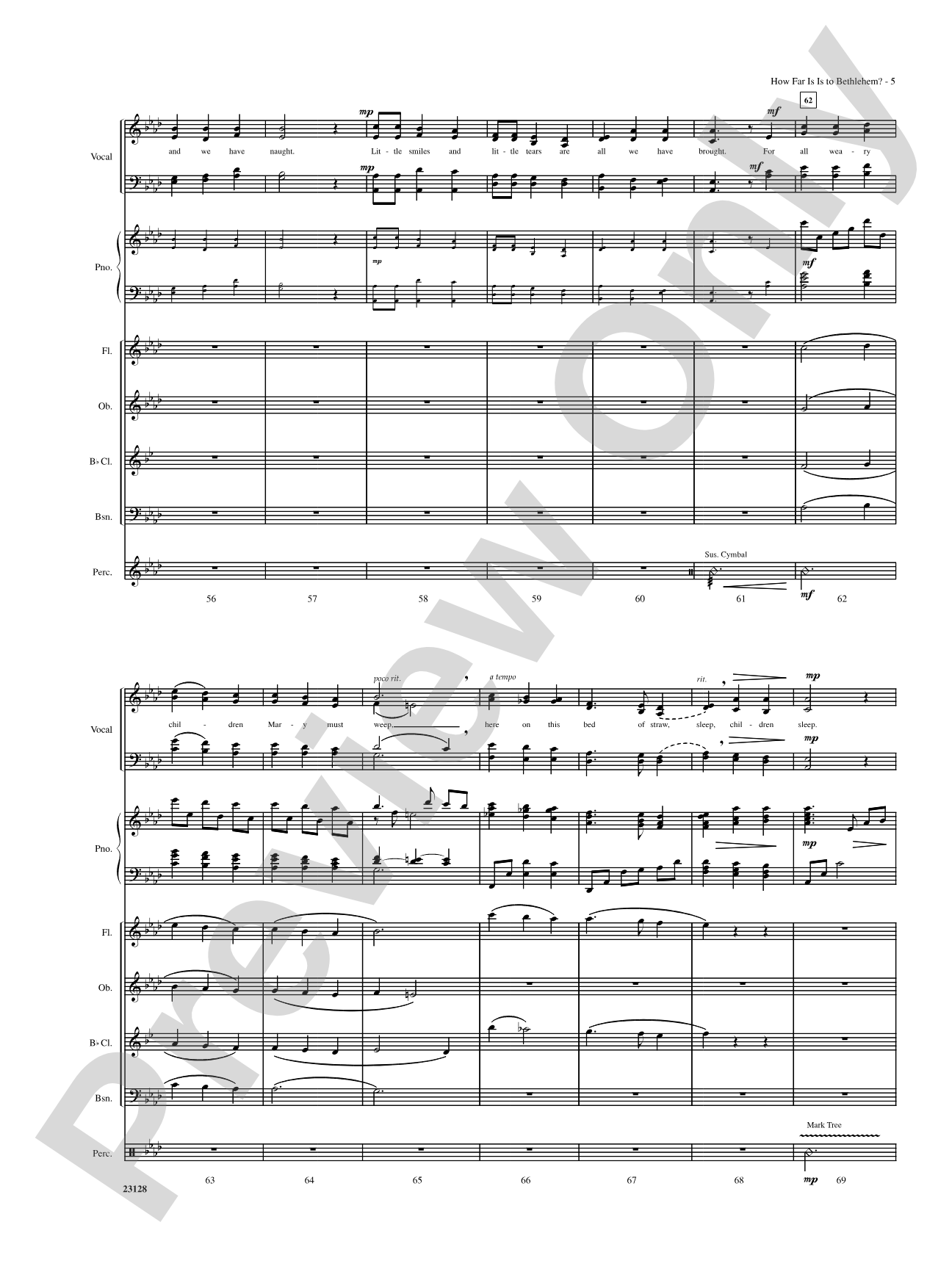 How Far Is It to Bethlehem?: Choral SoundPax