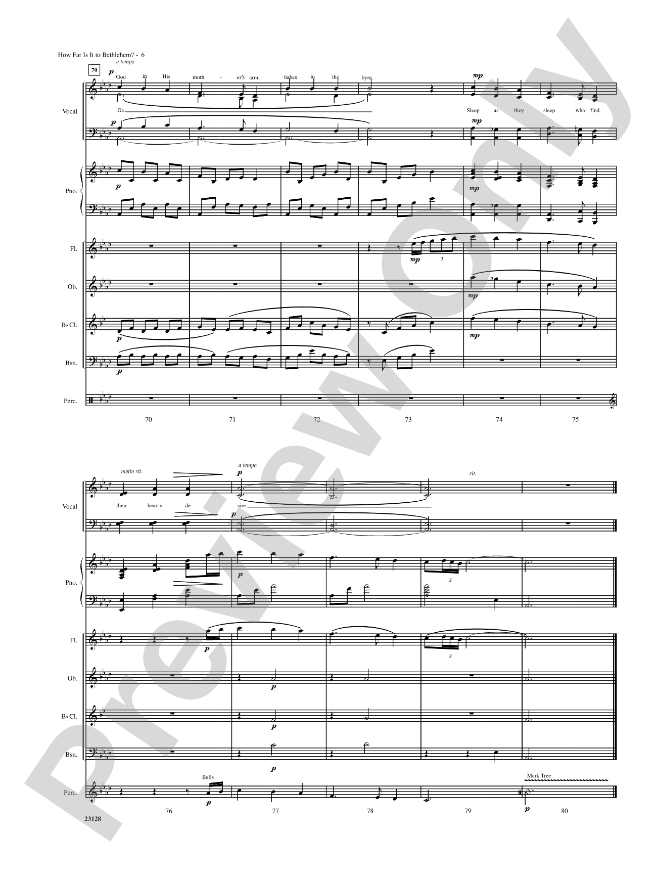 How Far Is It to Bethlehem?: Choral SoundPax