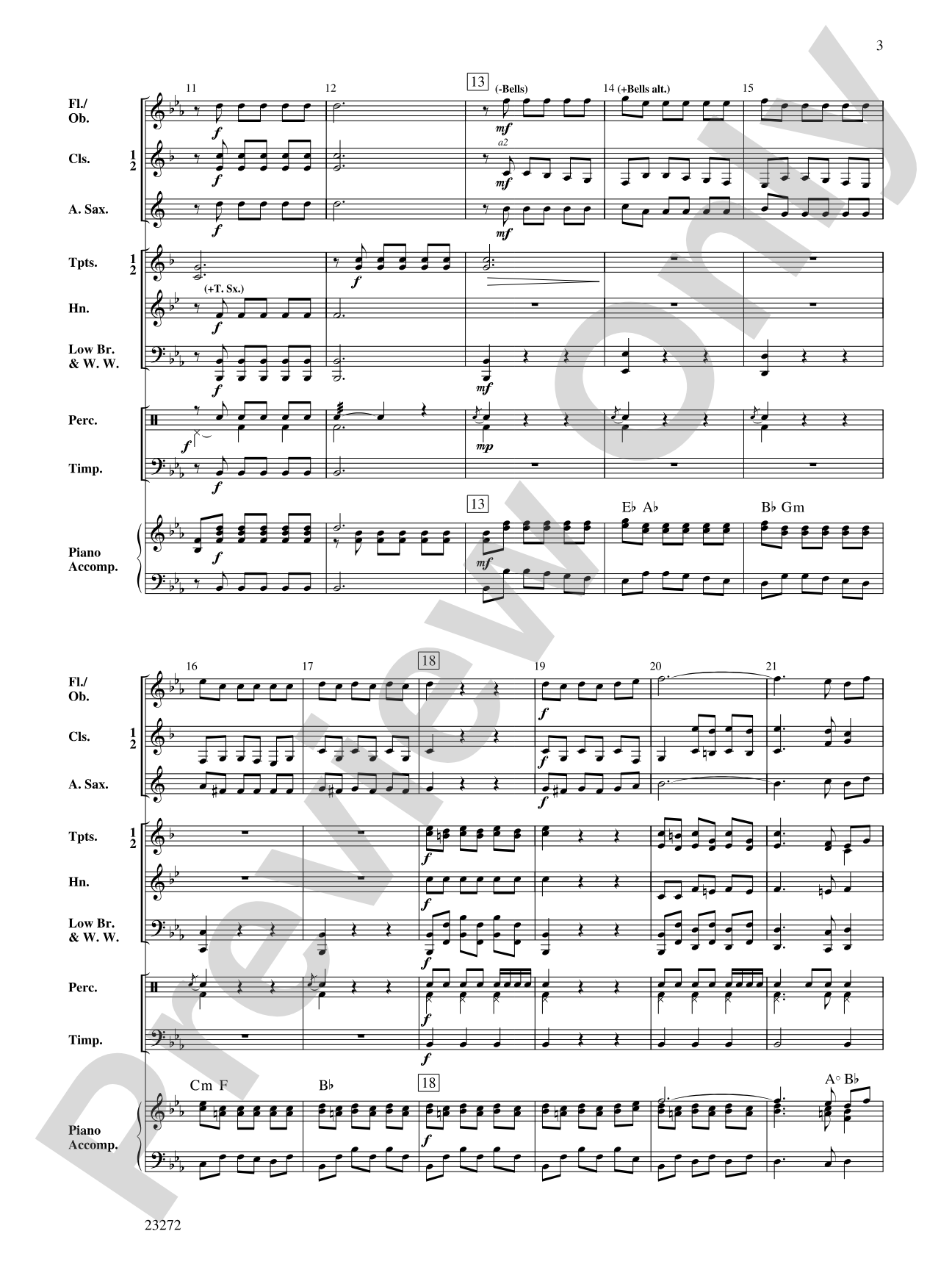 Allegro from Water Music: Concert Band Conductor Score & Parts
