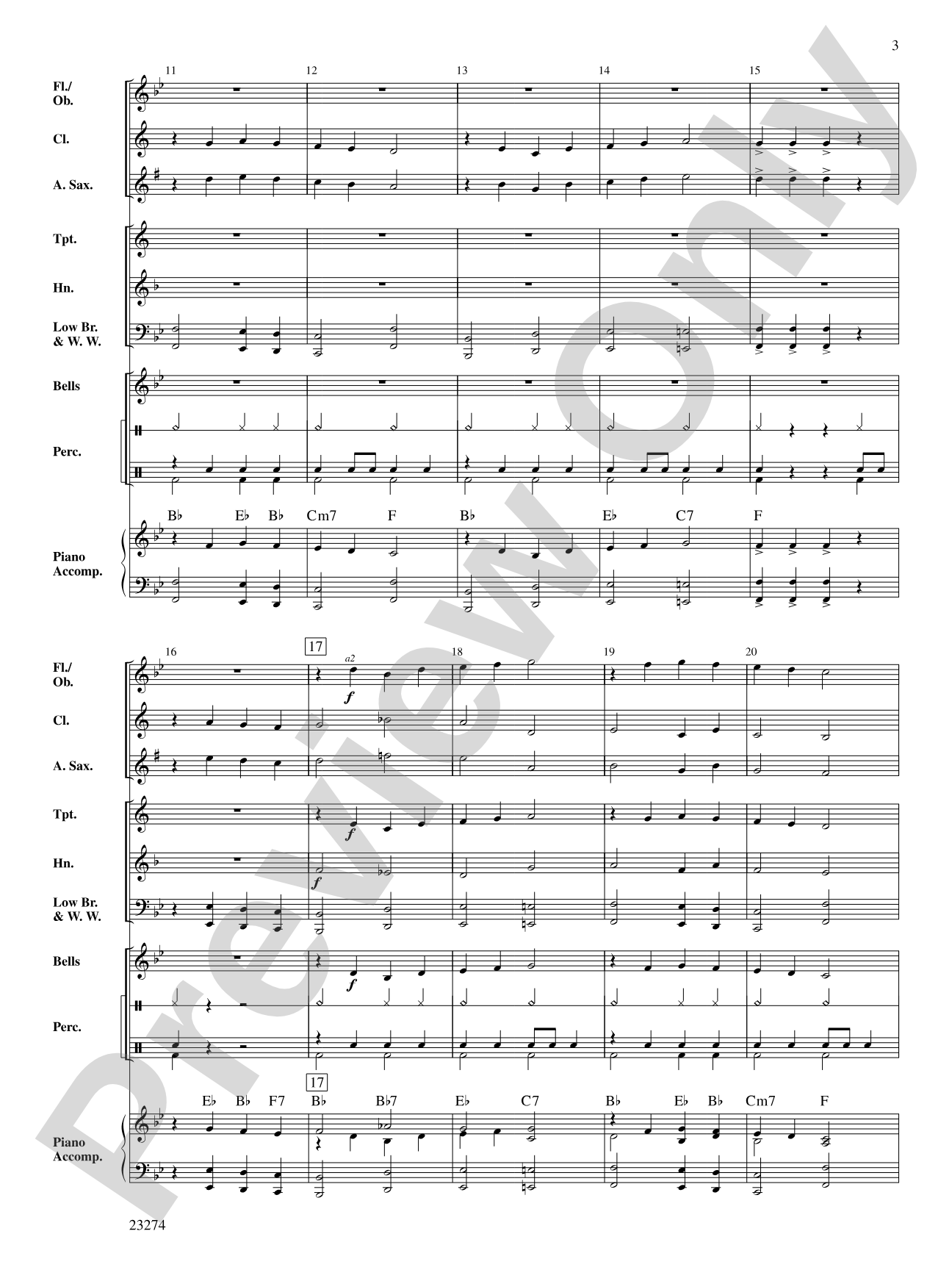 New Orleans Strut: Concert Band Conductor Score & Parts