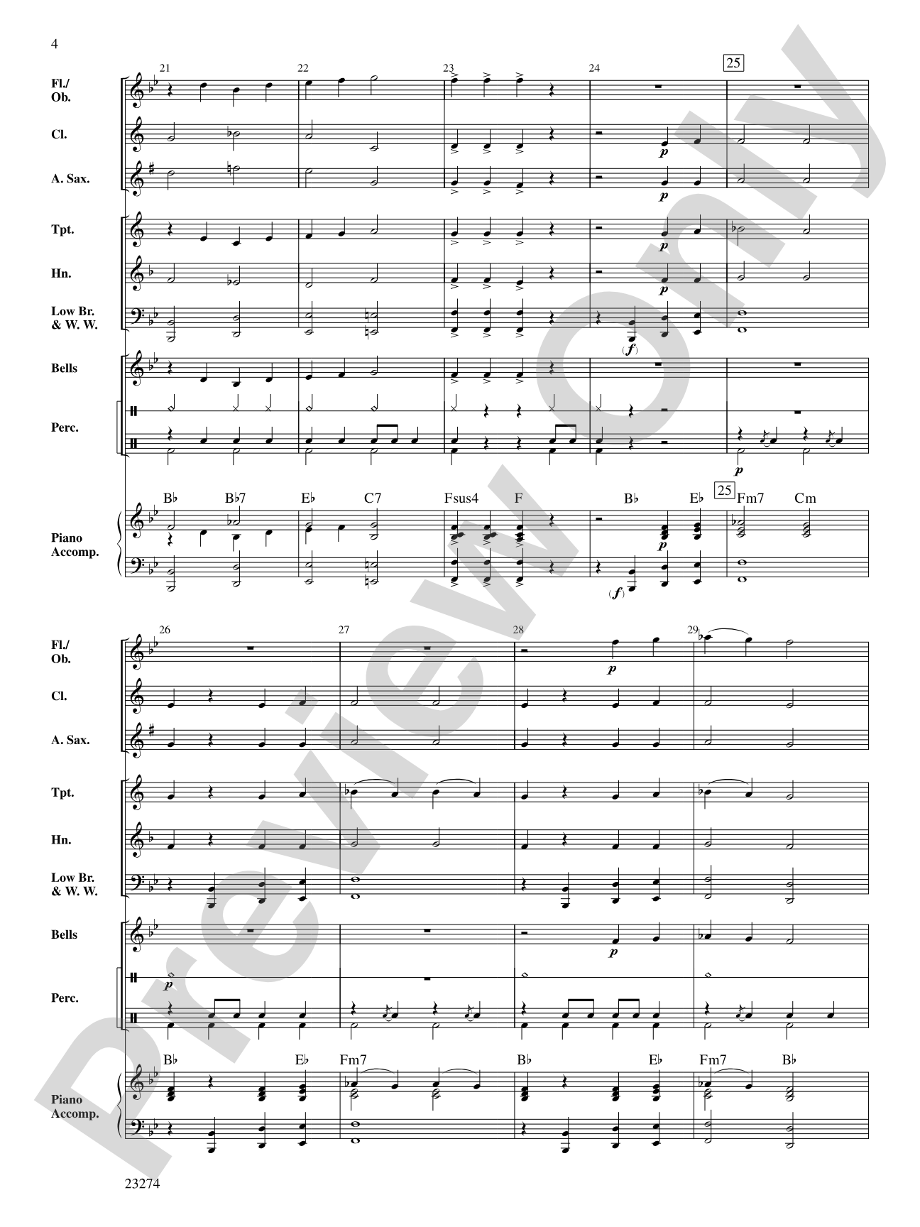 New Orleans Strut: Concert Band Conductor Score & Parts