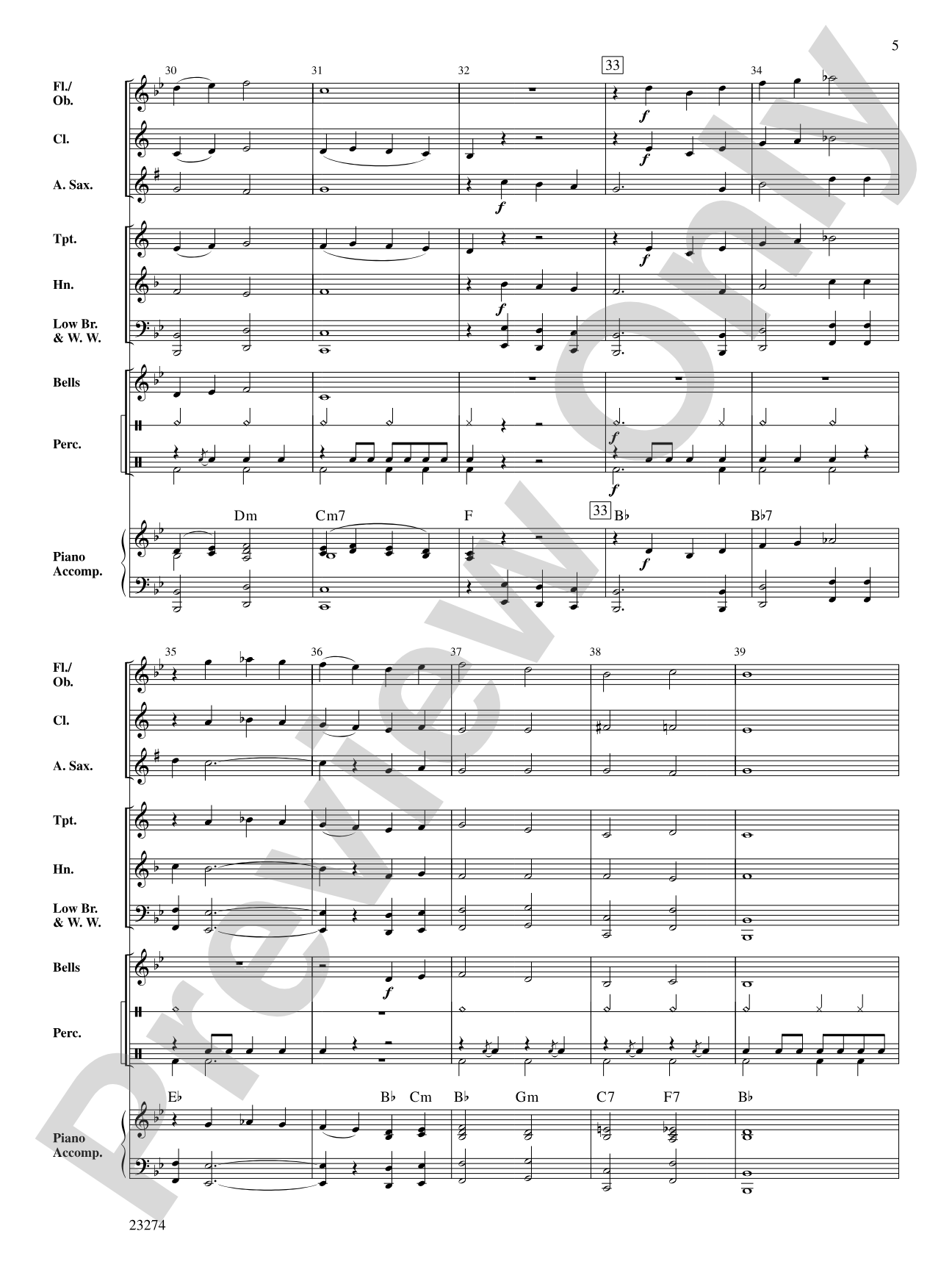New Orleans Strut: Concert Band Conductor Score & Parts