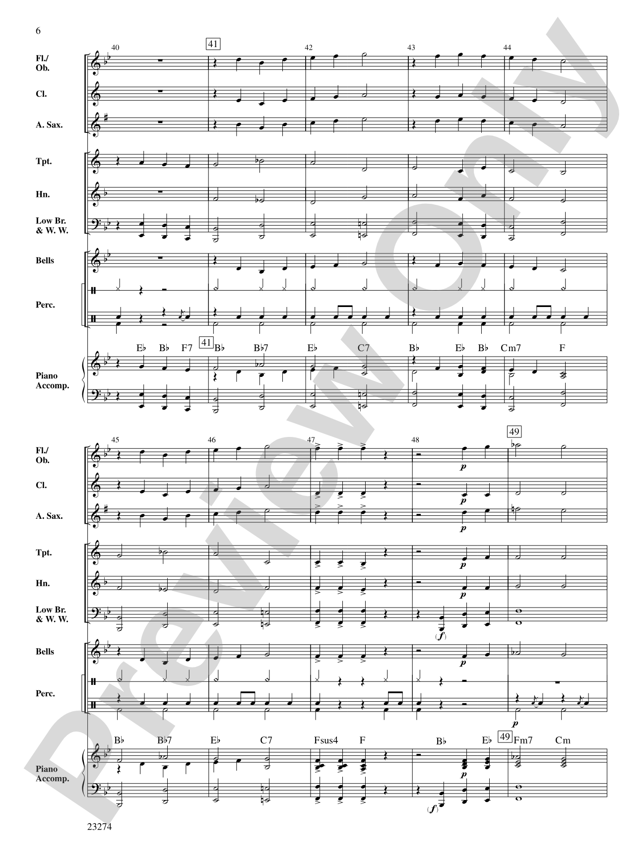 New Orleans Strut: Concert Band Conductor Score & Parts