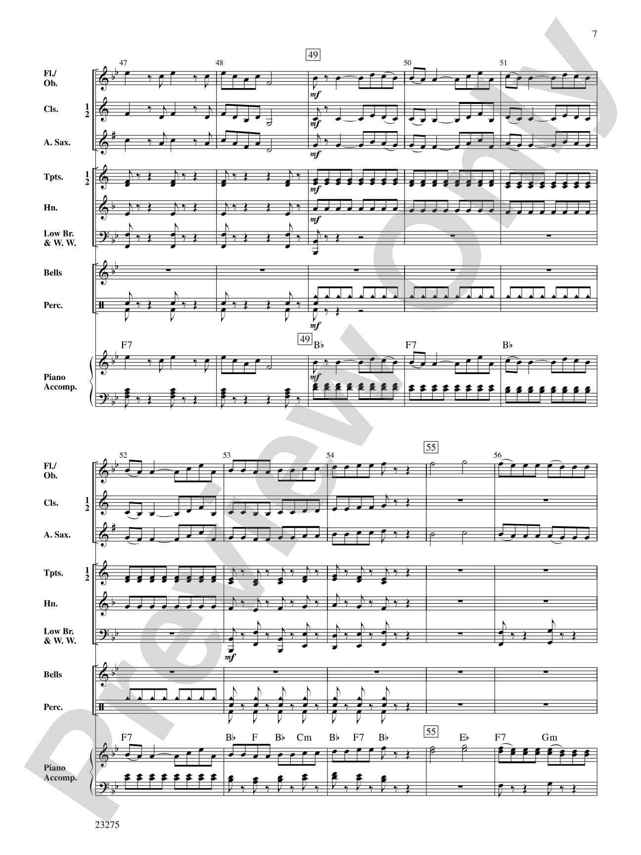 A Mozart Mix: Concert Band Conductor Score & Parts