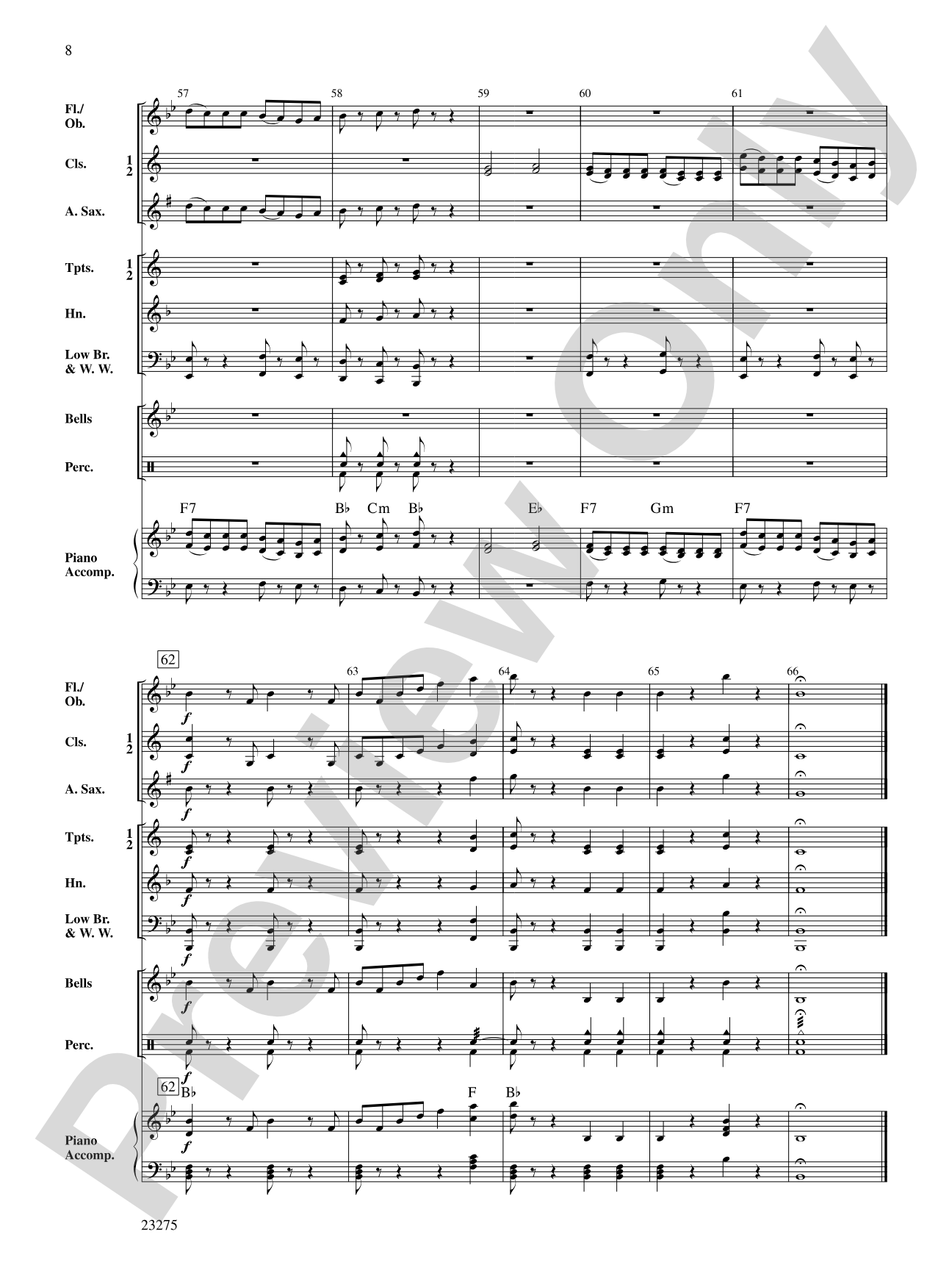 A Mozart Mix: Concert Band Conductor Score & Parts
