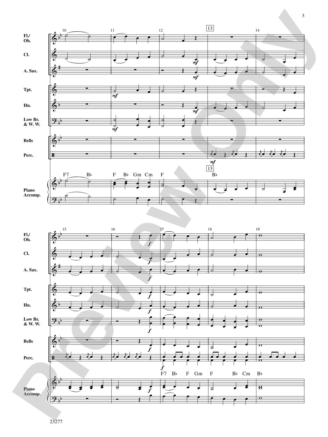 A Holiday Processional: Concert Band Conductor Score & Parts