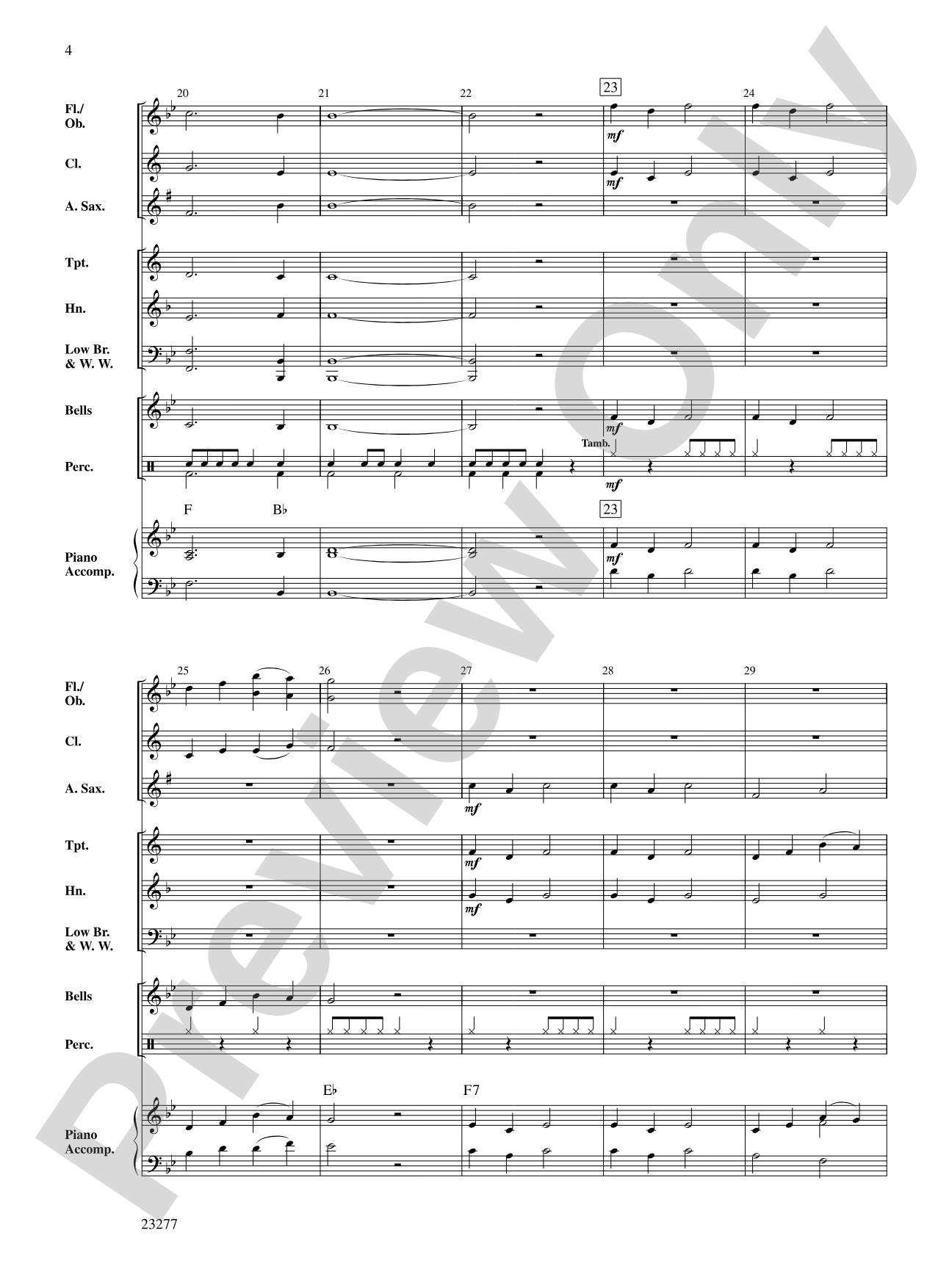 A Holiday Processional: Concert Band Conductor Score & Parts