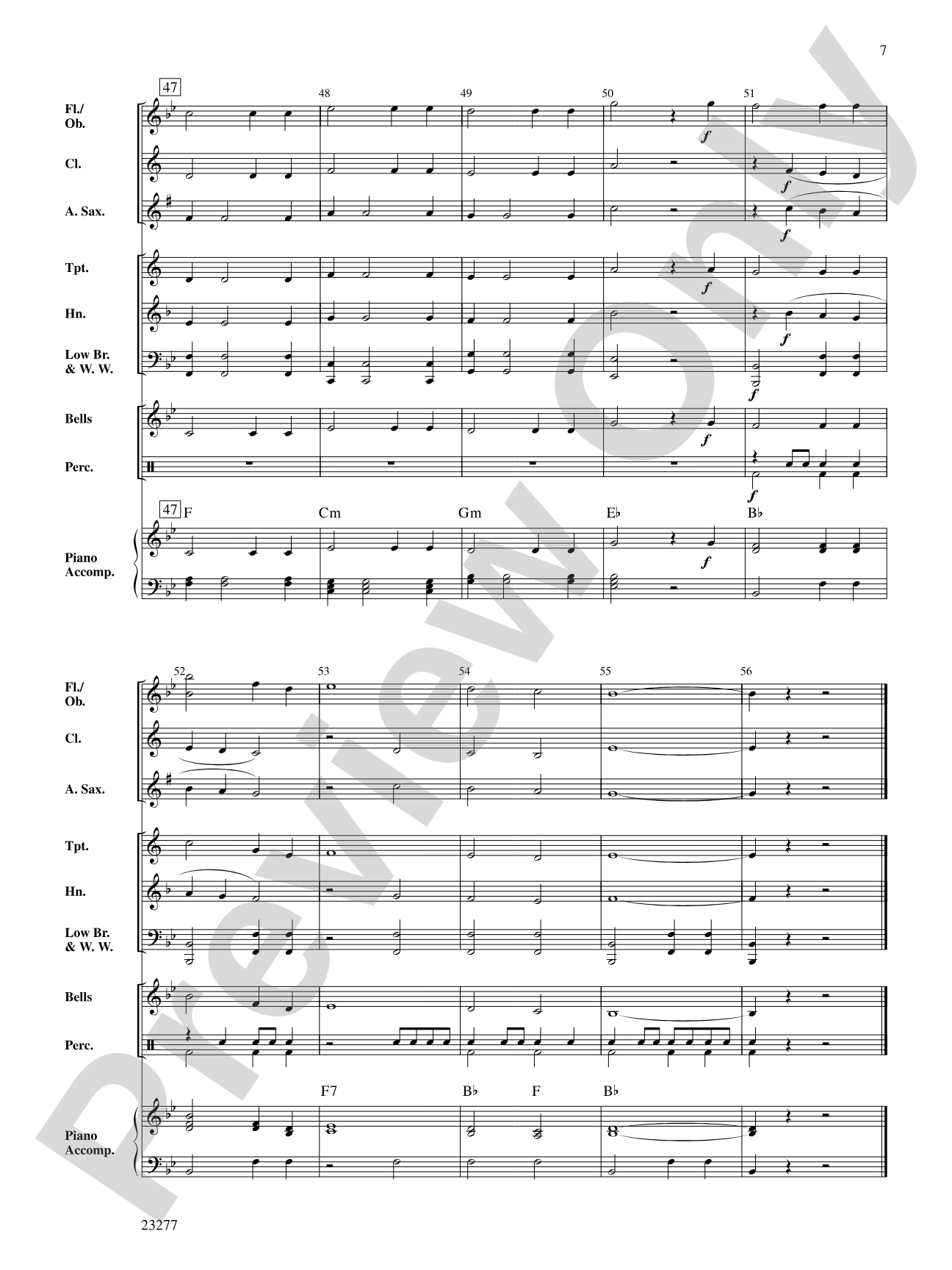 A Holiday Processional: Concert Band Conductor Score & Parts