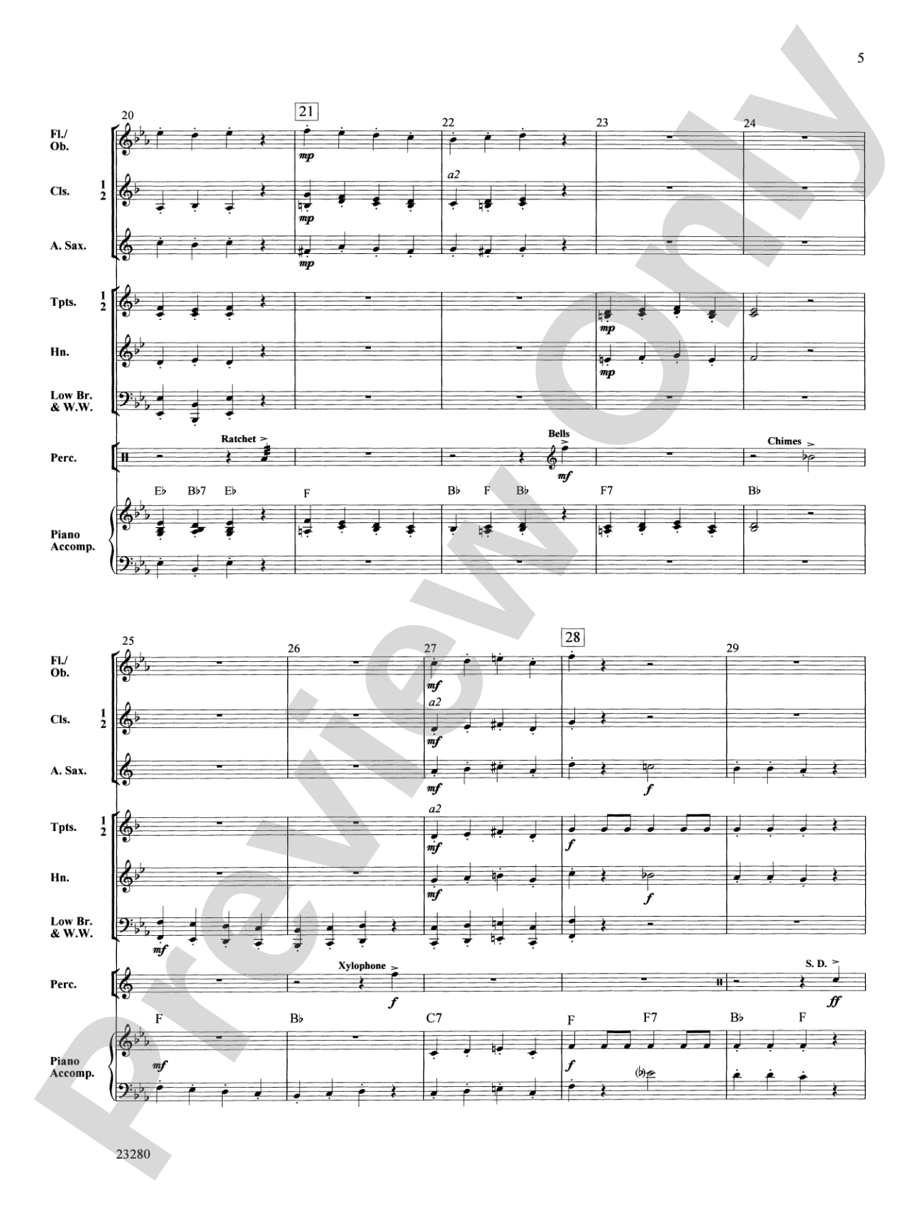 One-Hit Wonders: Concert Band Conductor Score & Parts