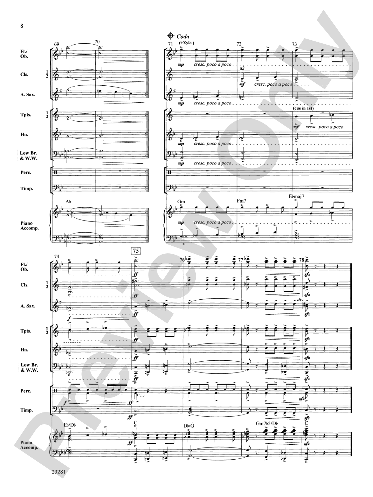 Chant and Ceremony: Concert Band Conductor Score & Parts