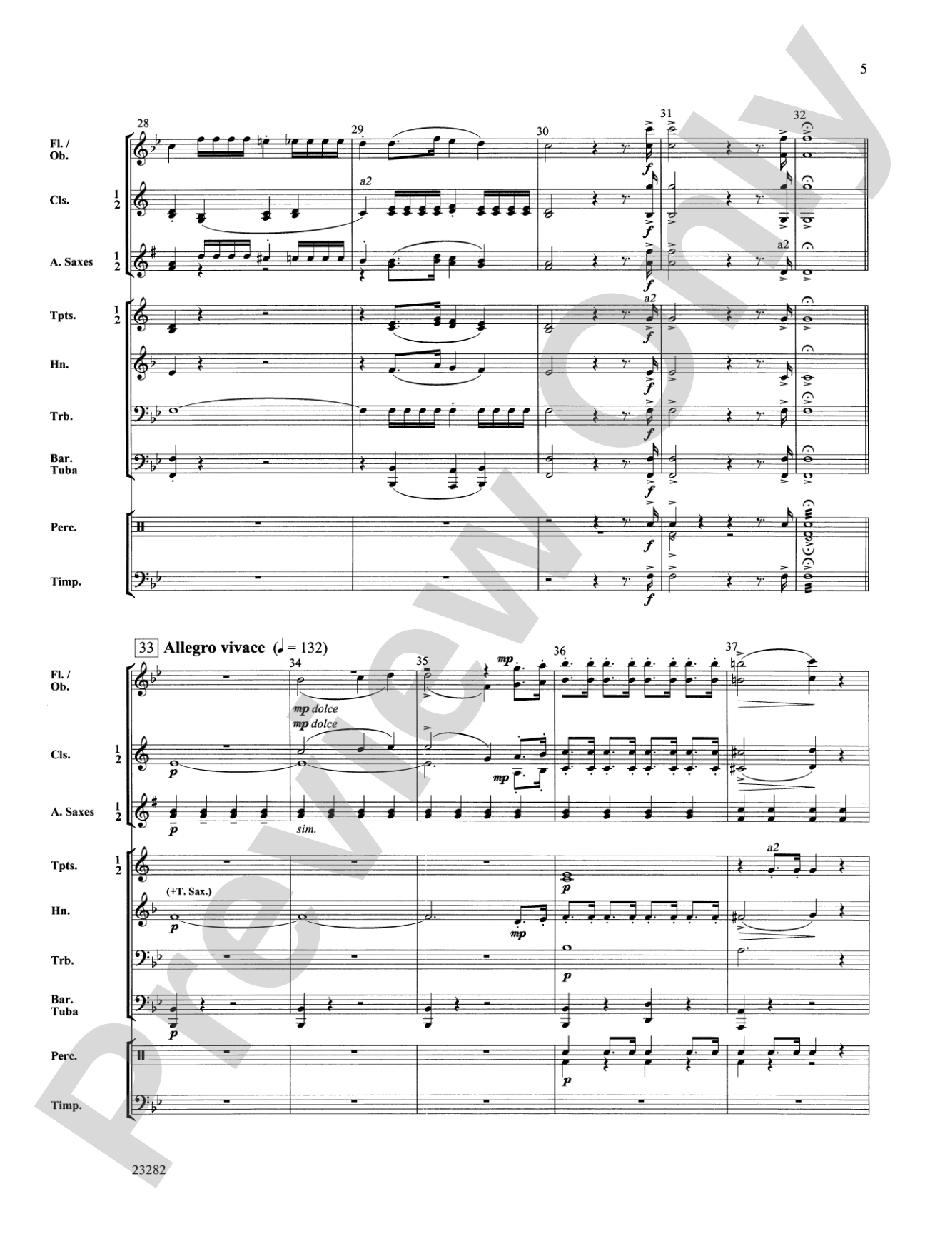 The Barber of Seville: Concert Band Conductor Score & Parts