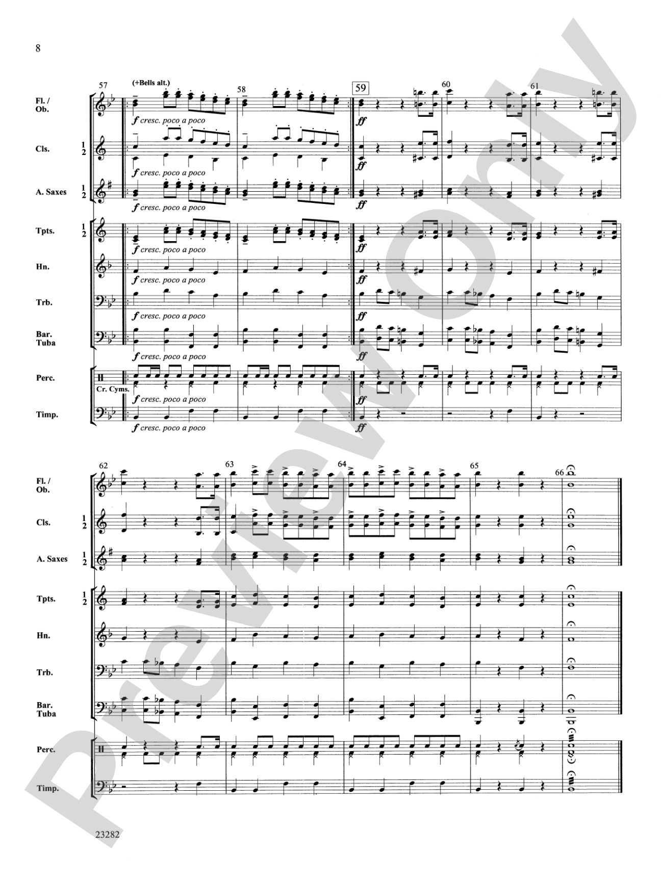 The Barber of Seville: Concert Band Conductor Score & Parts