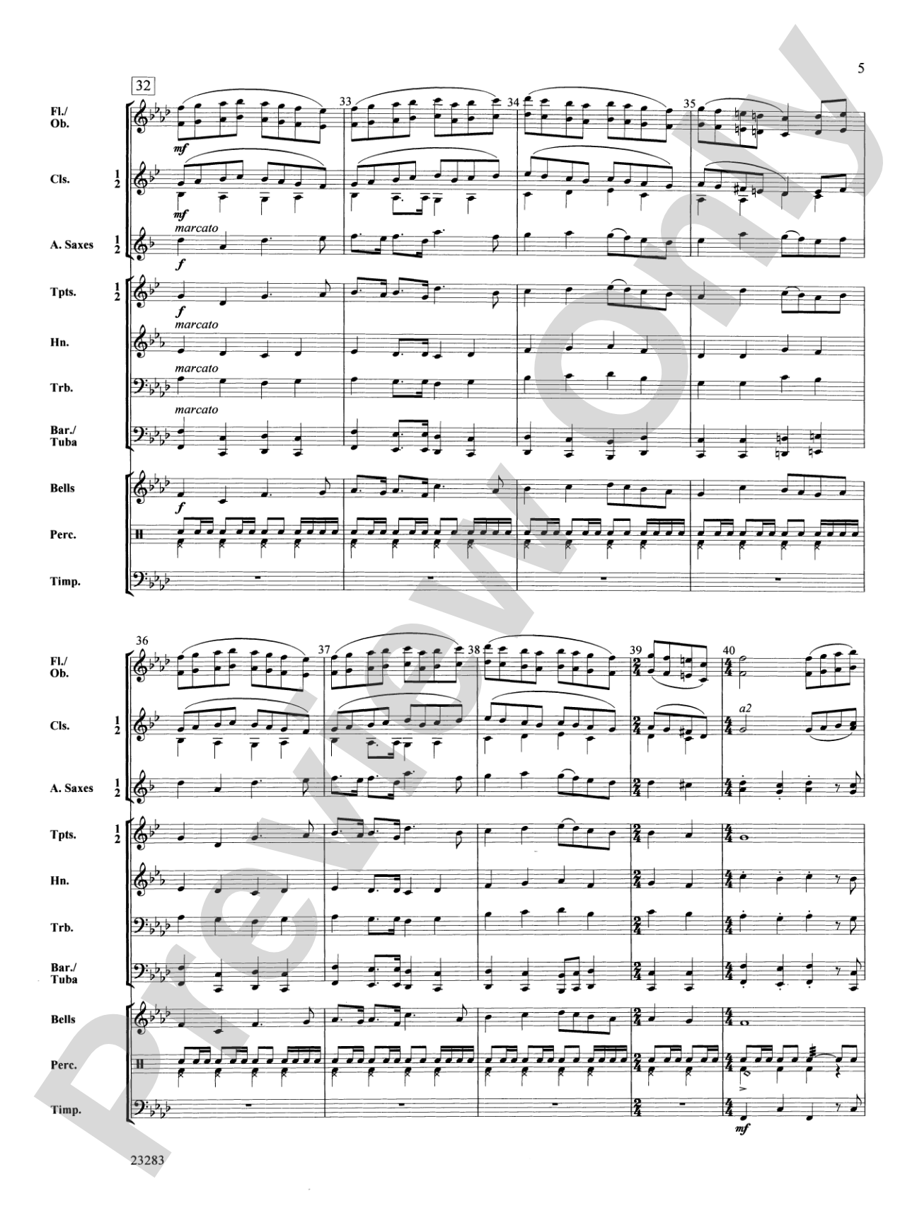Three Kings' March: Concert Band Conductor Score & Parts