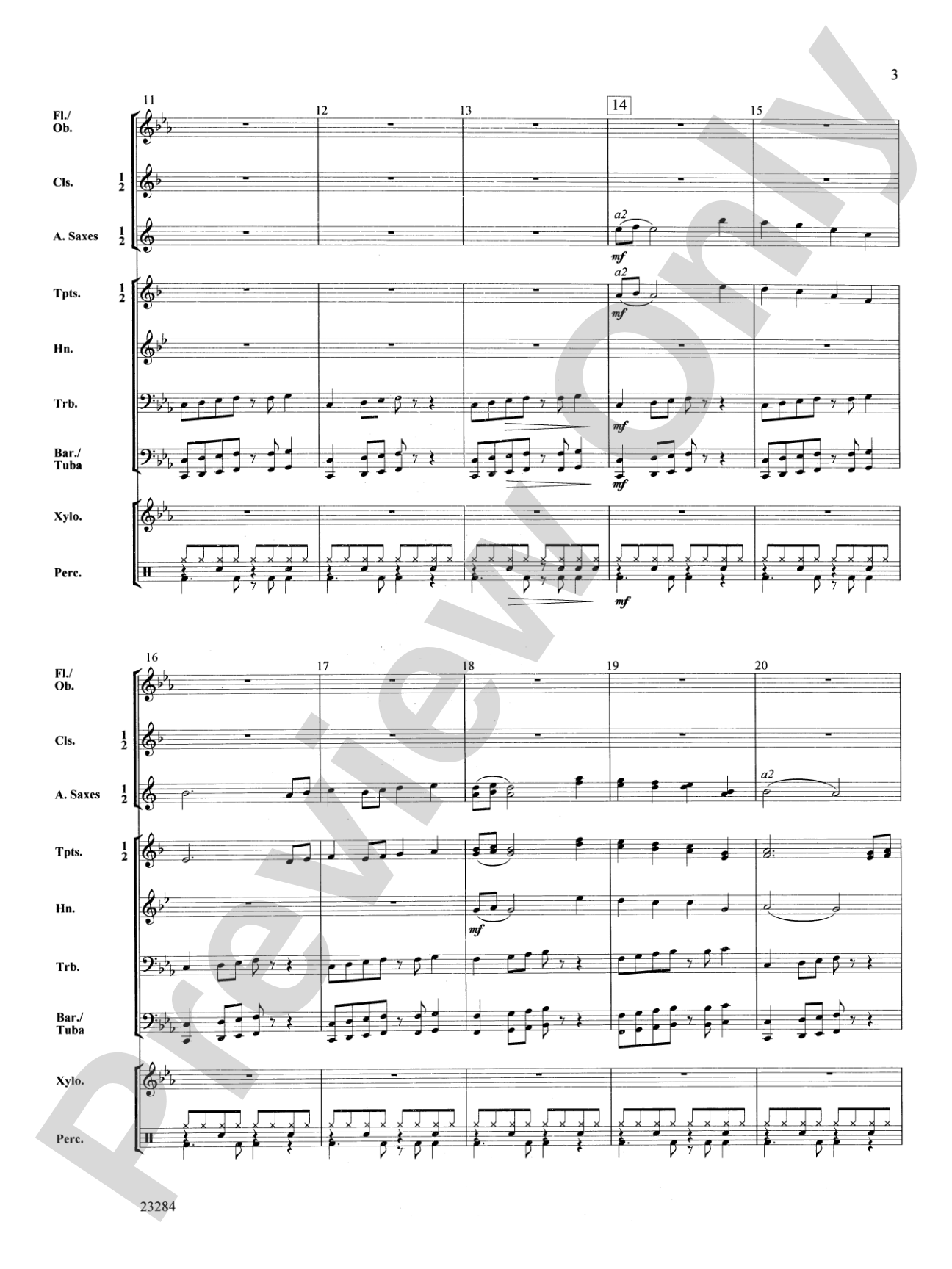 Rock Quest: Concert Band Conductor Score & Parts
