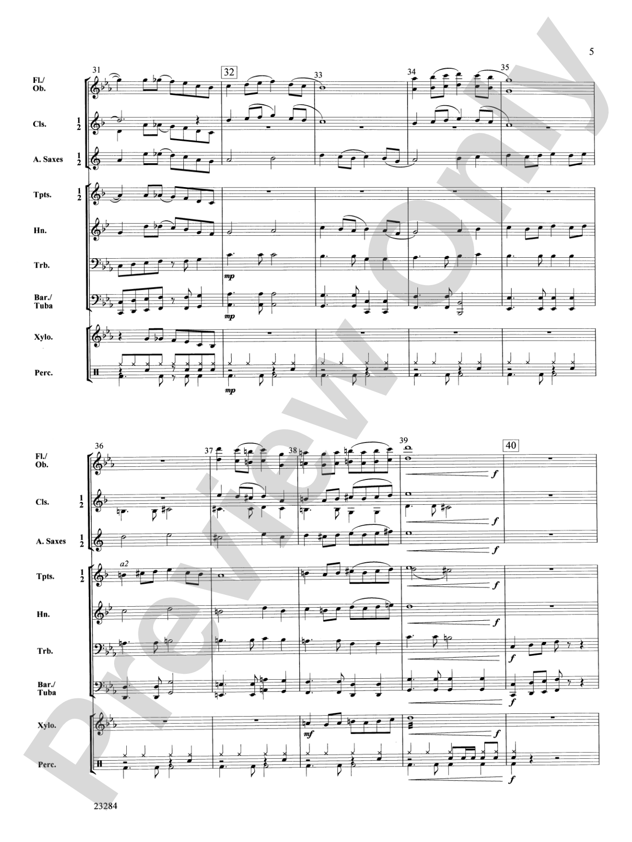 Rock Quest: Concert Band Conductor Score & Parts