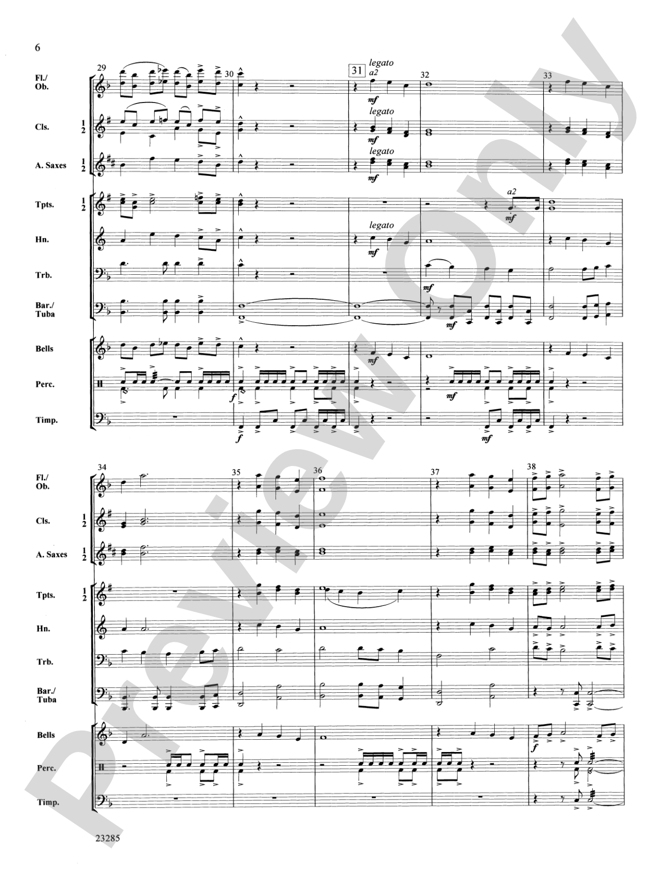 Valiant Fanfare: Concert Band Conductor Score & Parts