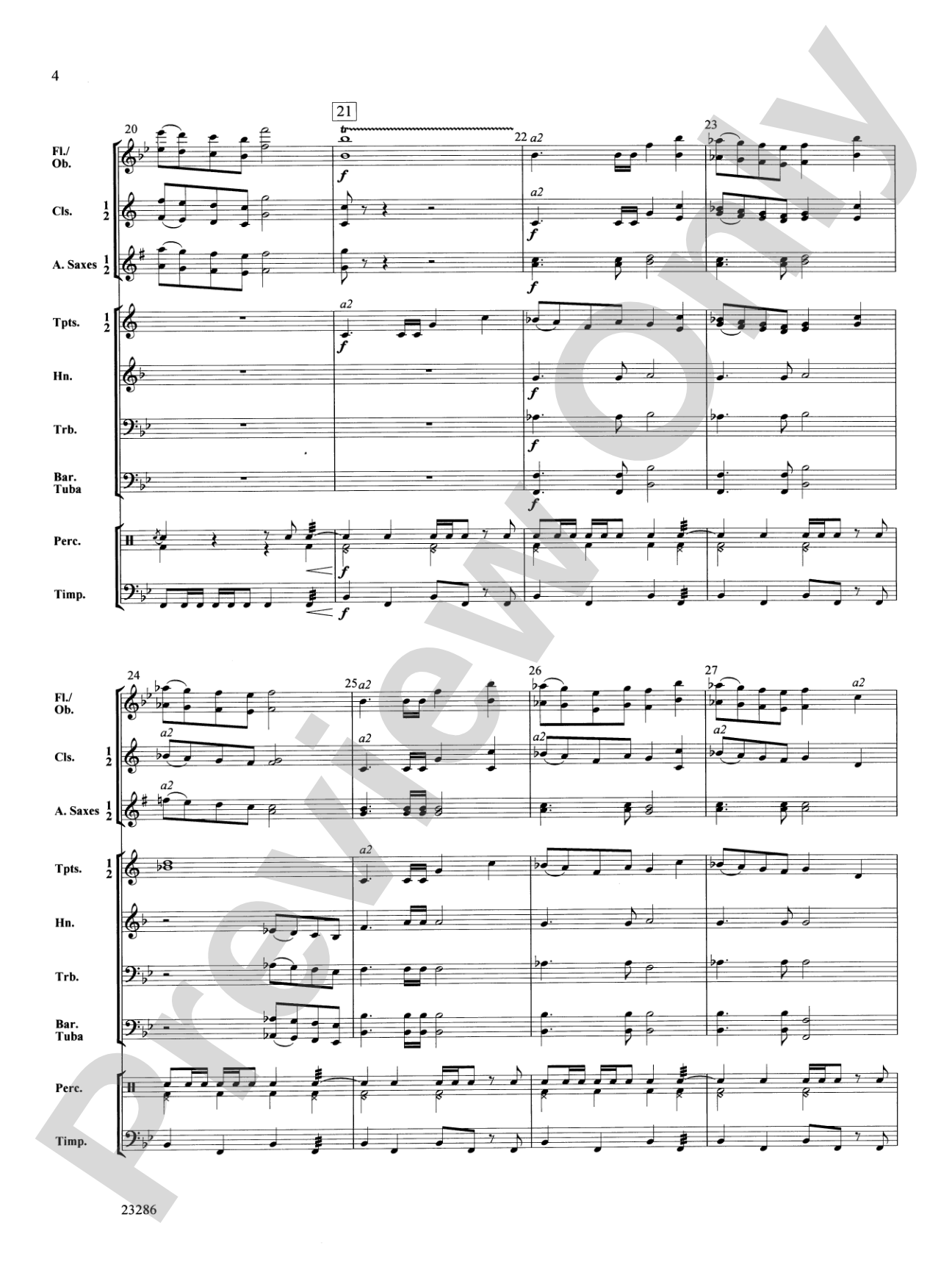 With Valor and Honor: Concert Band Conductor Score & Parts