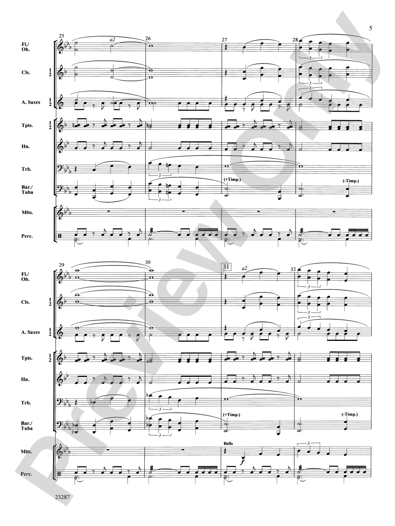 On Wings of Eagles: Concert Band Conductor Score & Parts