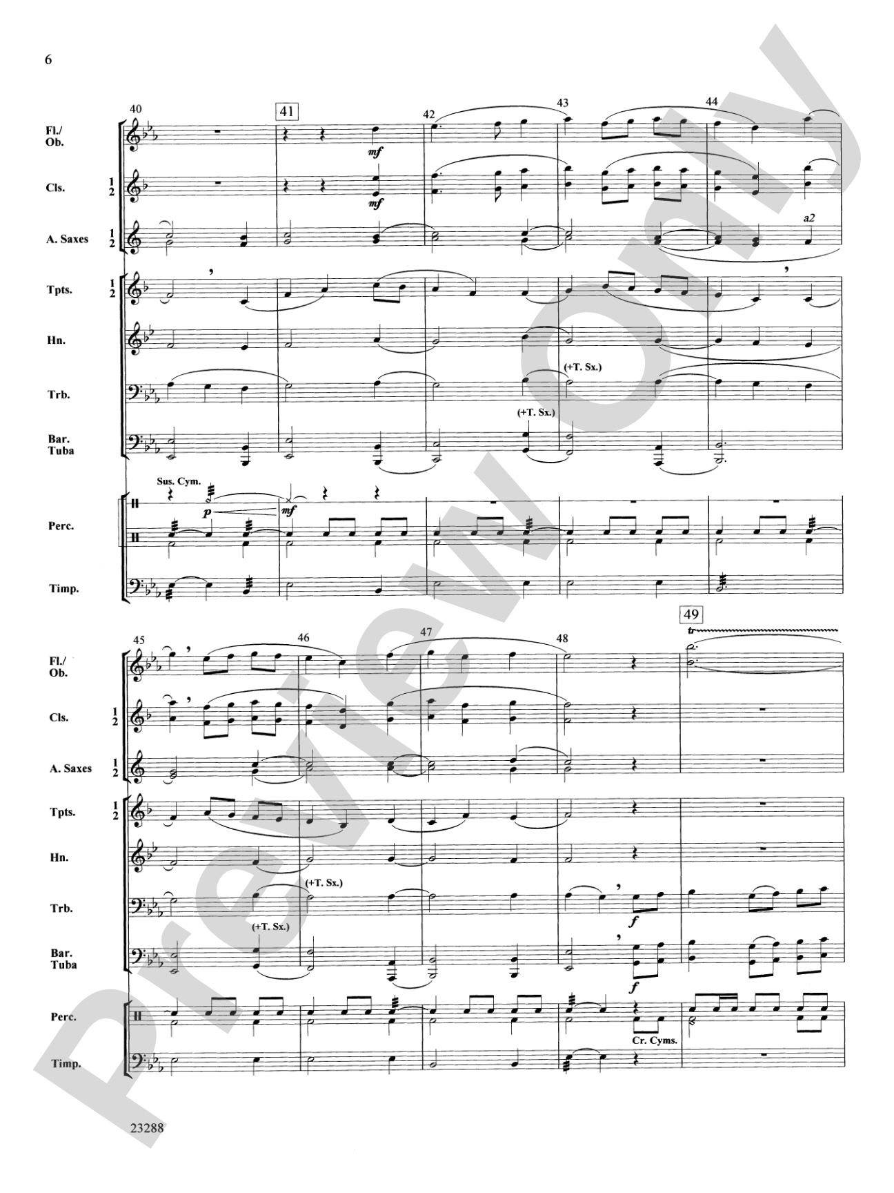 The Ash Grove: Score