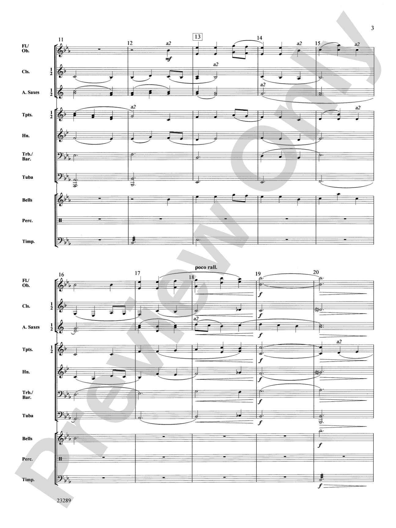 A Carol of Two Mangers: Concert Band Conductor Score & Parts