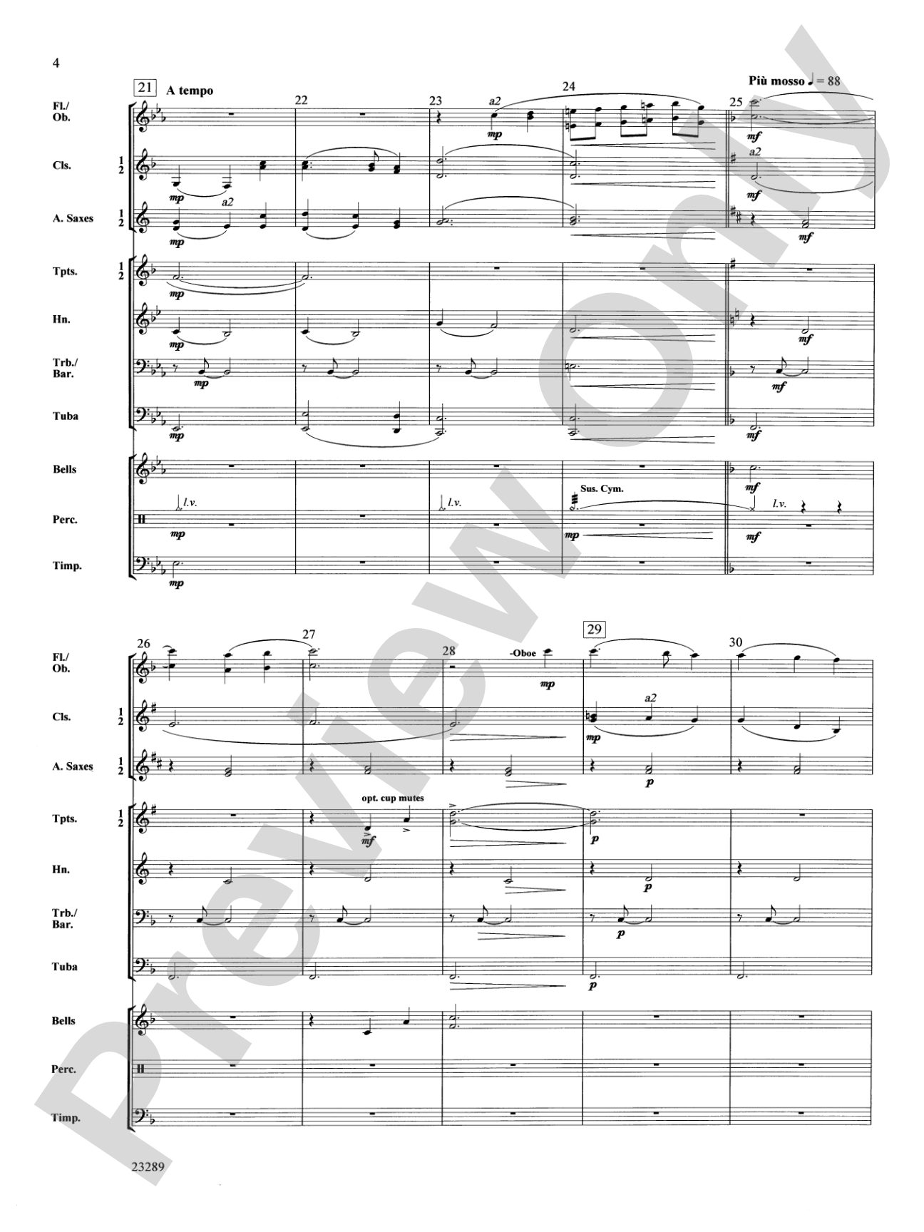 A Carol of Two Mangers: Concert Band Conductor Score & Parts