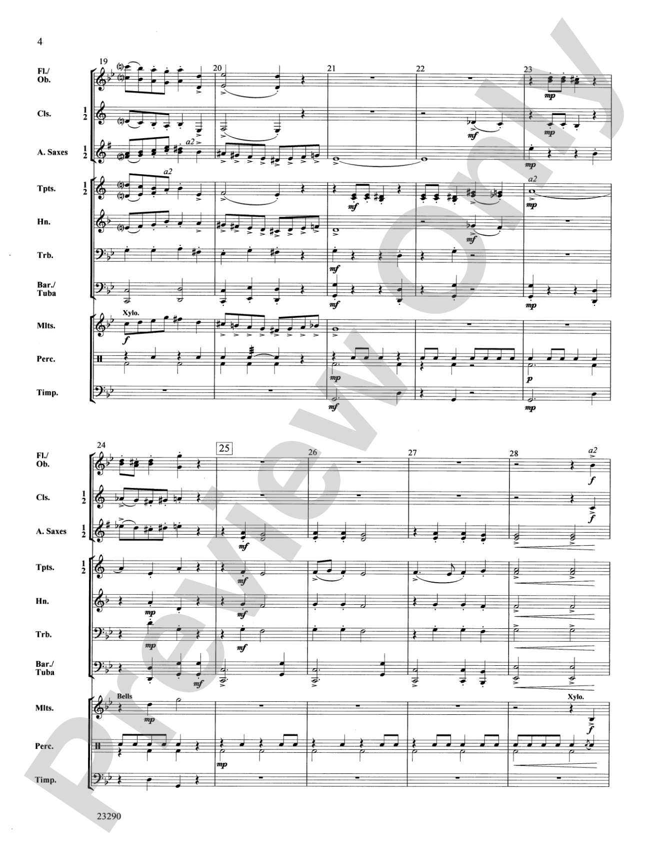 The Monster Under the Bed: Concert Band Conductor Score & Parts