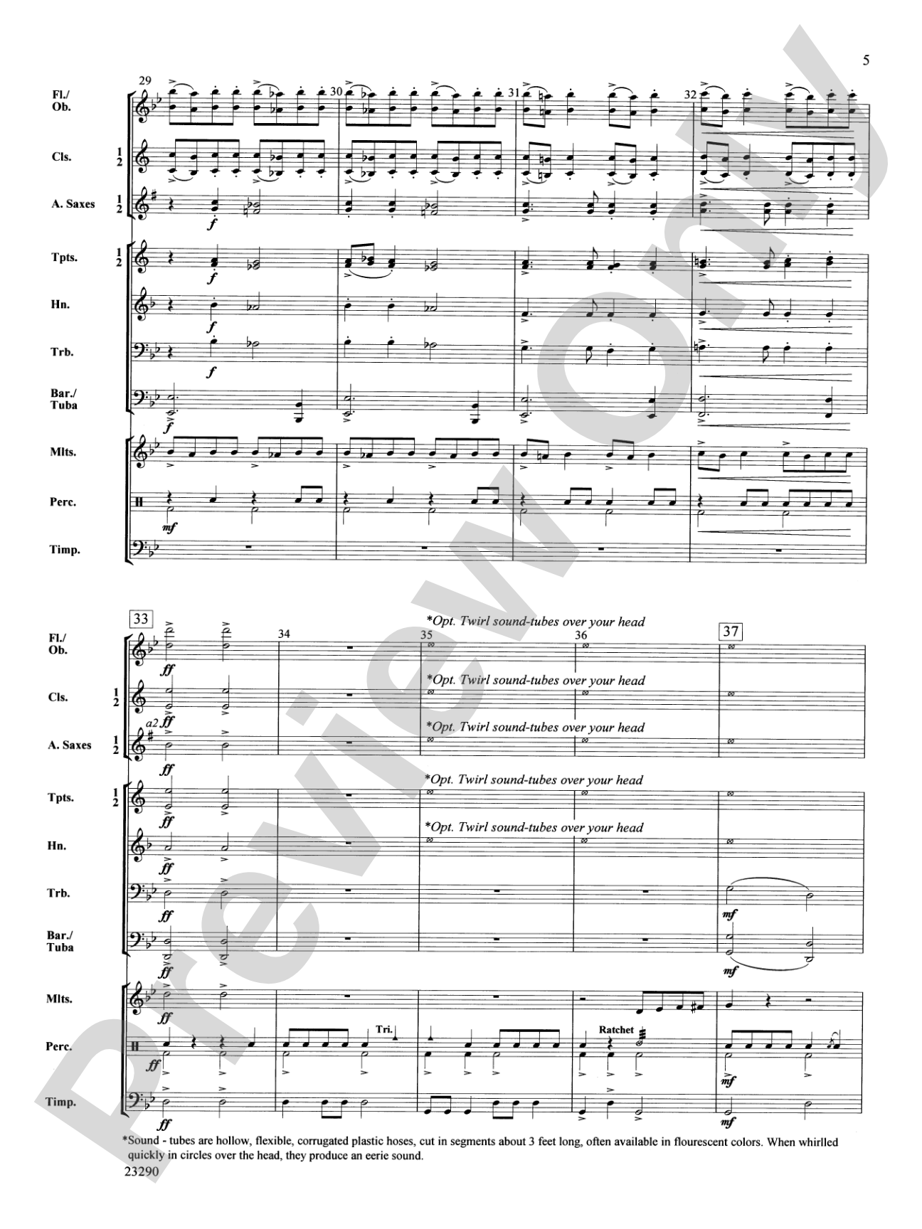 The Monster Under the Bed: Concert Band Conductor Score & Parts