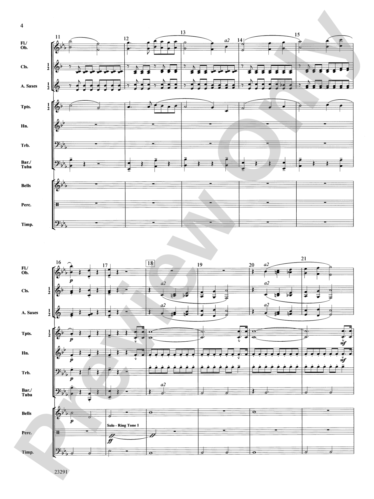 Cellular Symphony: Concert Band Conductor Score & Parts
