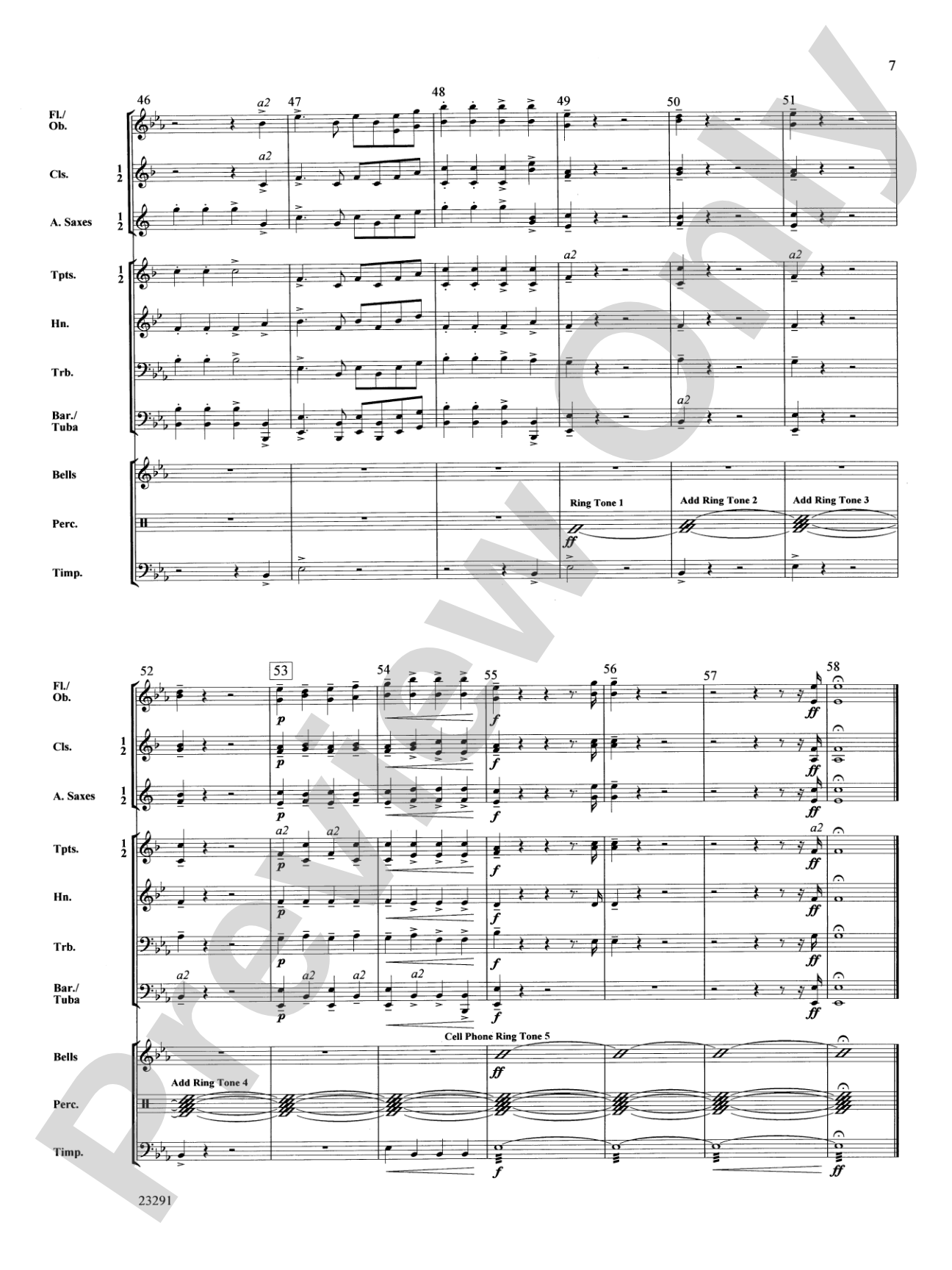 Cellular Symphony: Concert Band Conductor Score & Parts