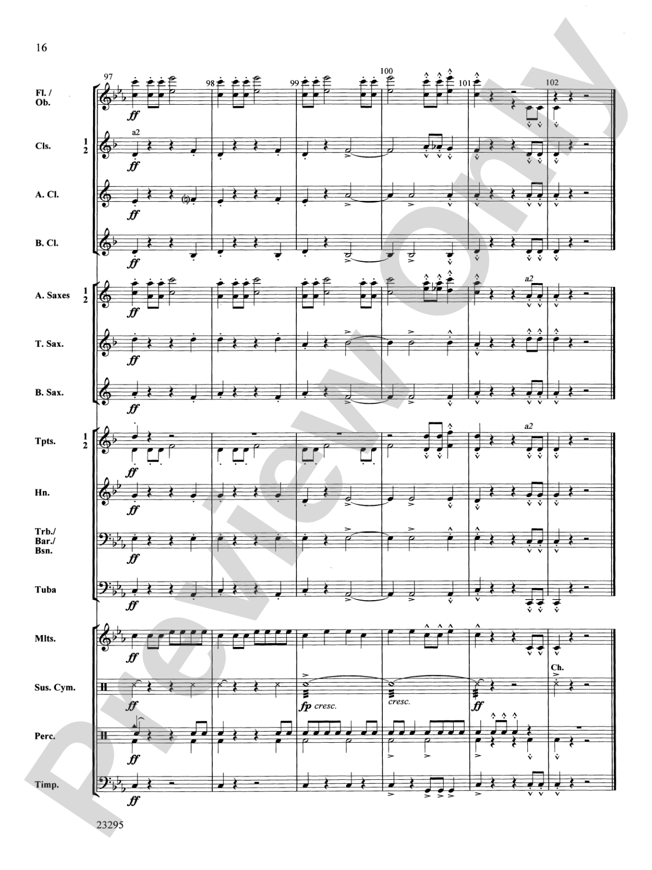 Stormchasers: Concert Band Conductor Score & Parts