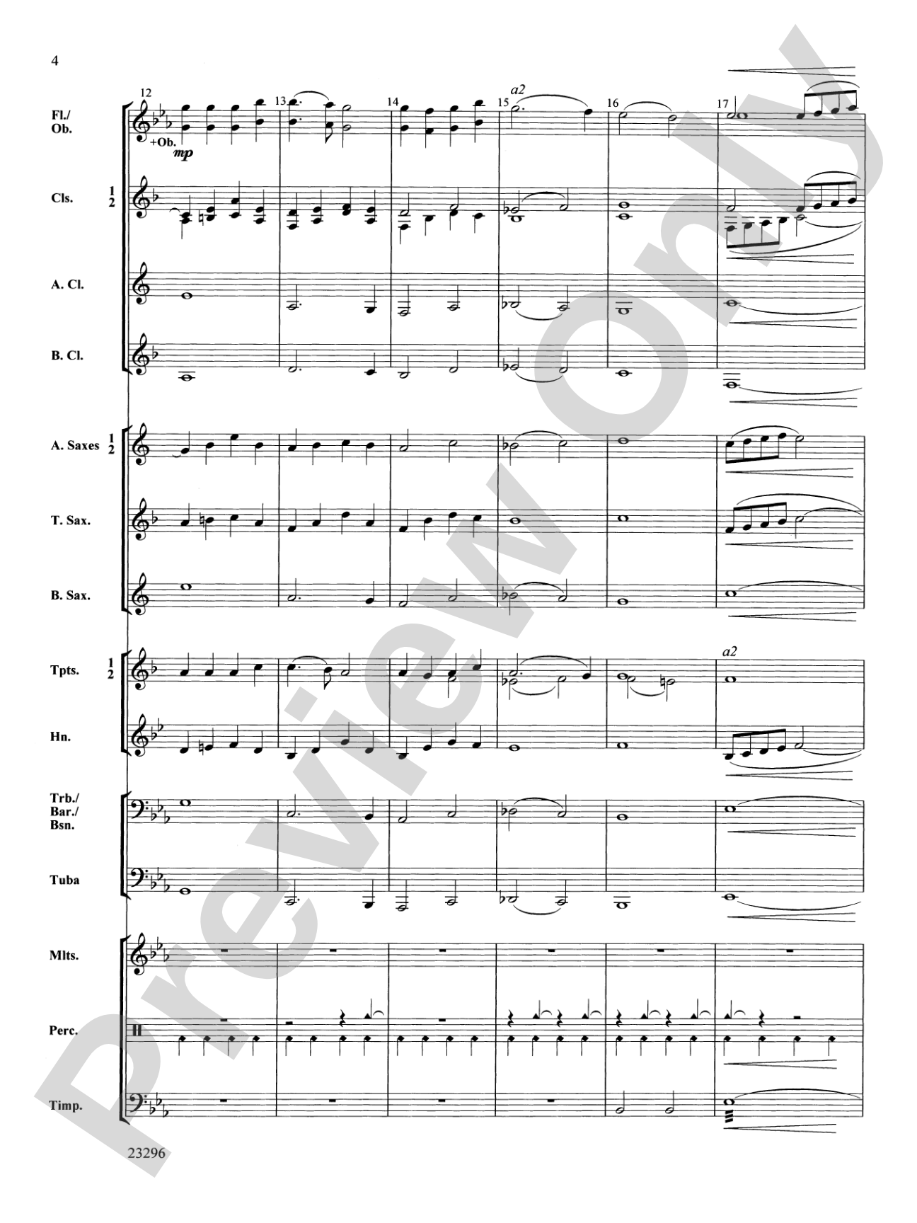 An Angel Fantasie: Concert Band Conductor Score & Parts