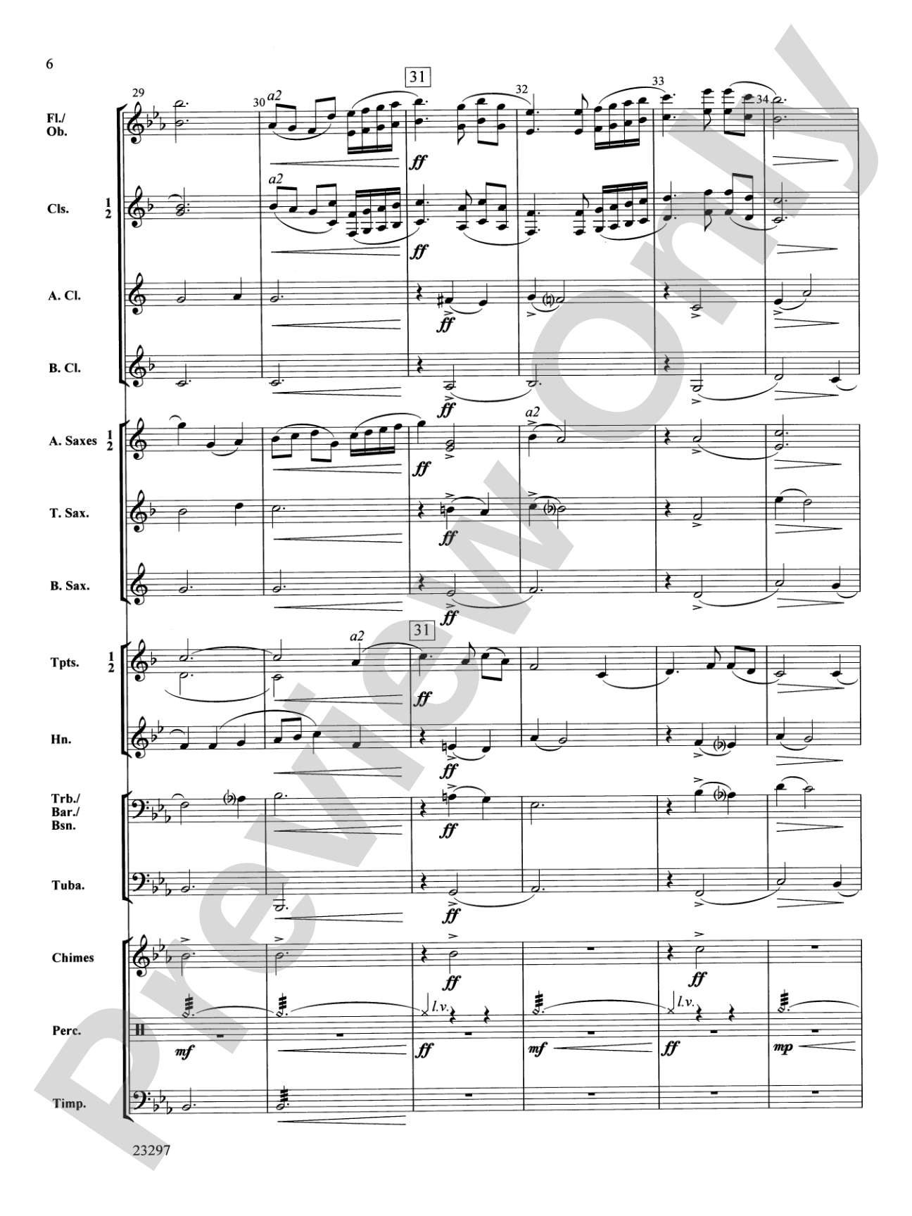 An American Hymntune (Amazing Grace): Concert Band Conductor Score & Parts