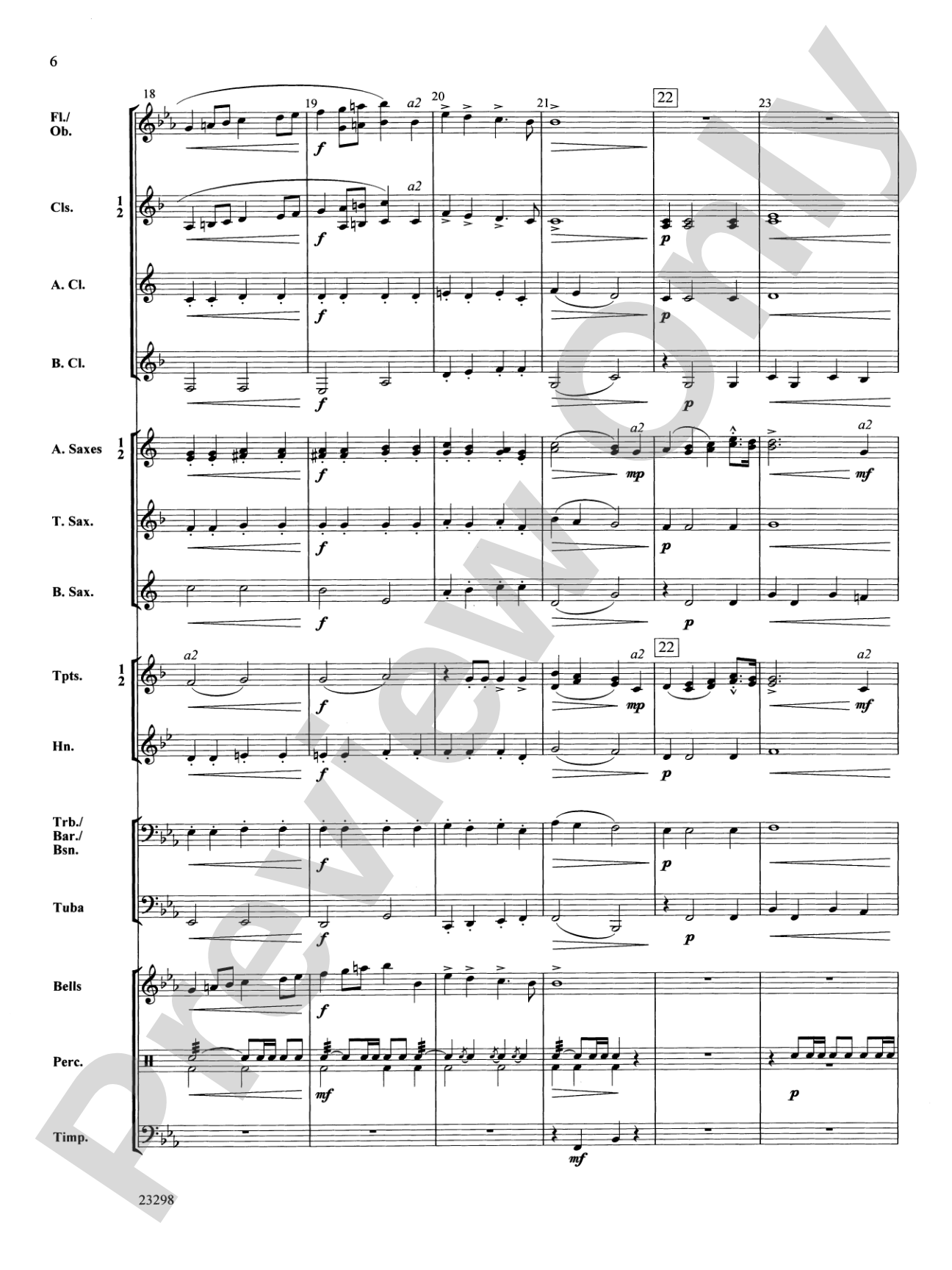 March Mixolydian: Concert Band Conductor Score & Parts