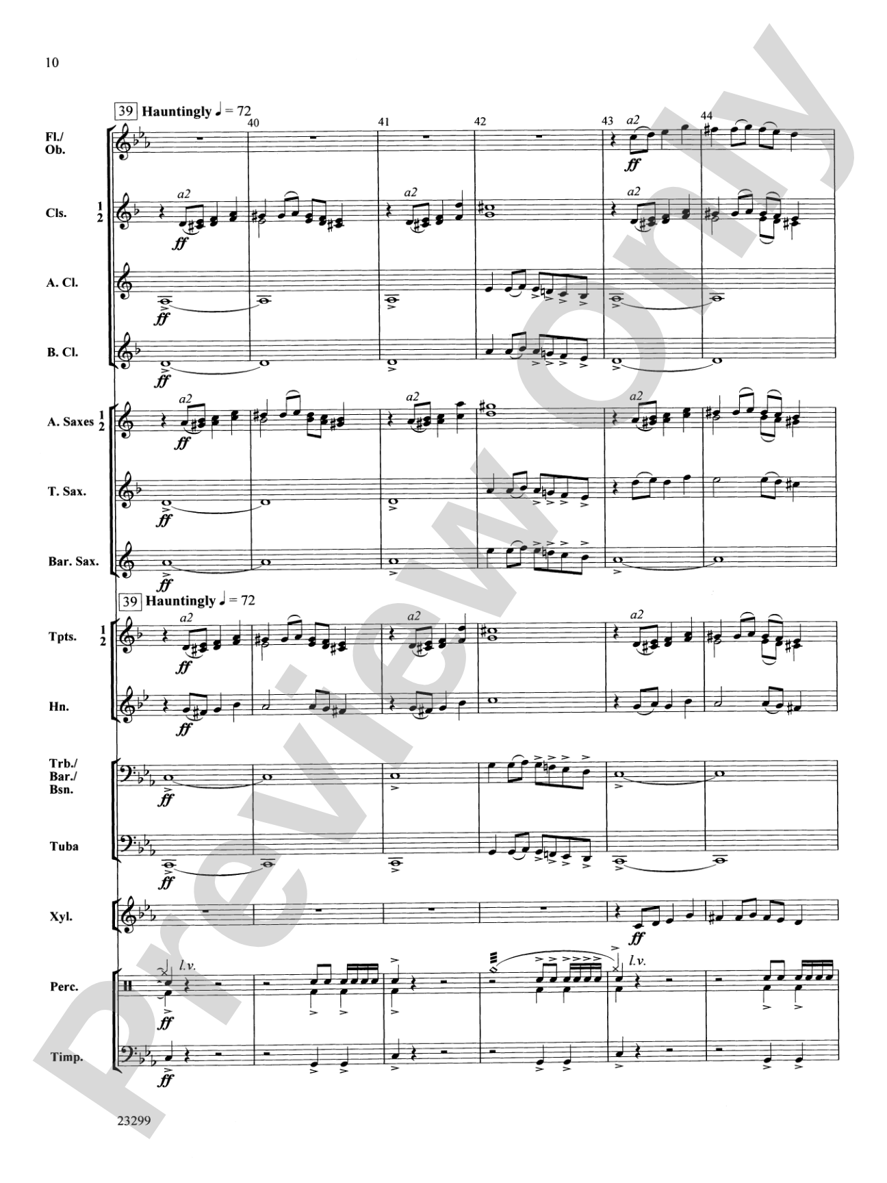 Tomb of the Pharaoh: Concert Band Conductor Score & Parts