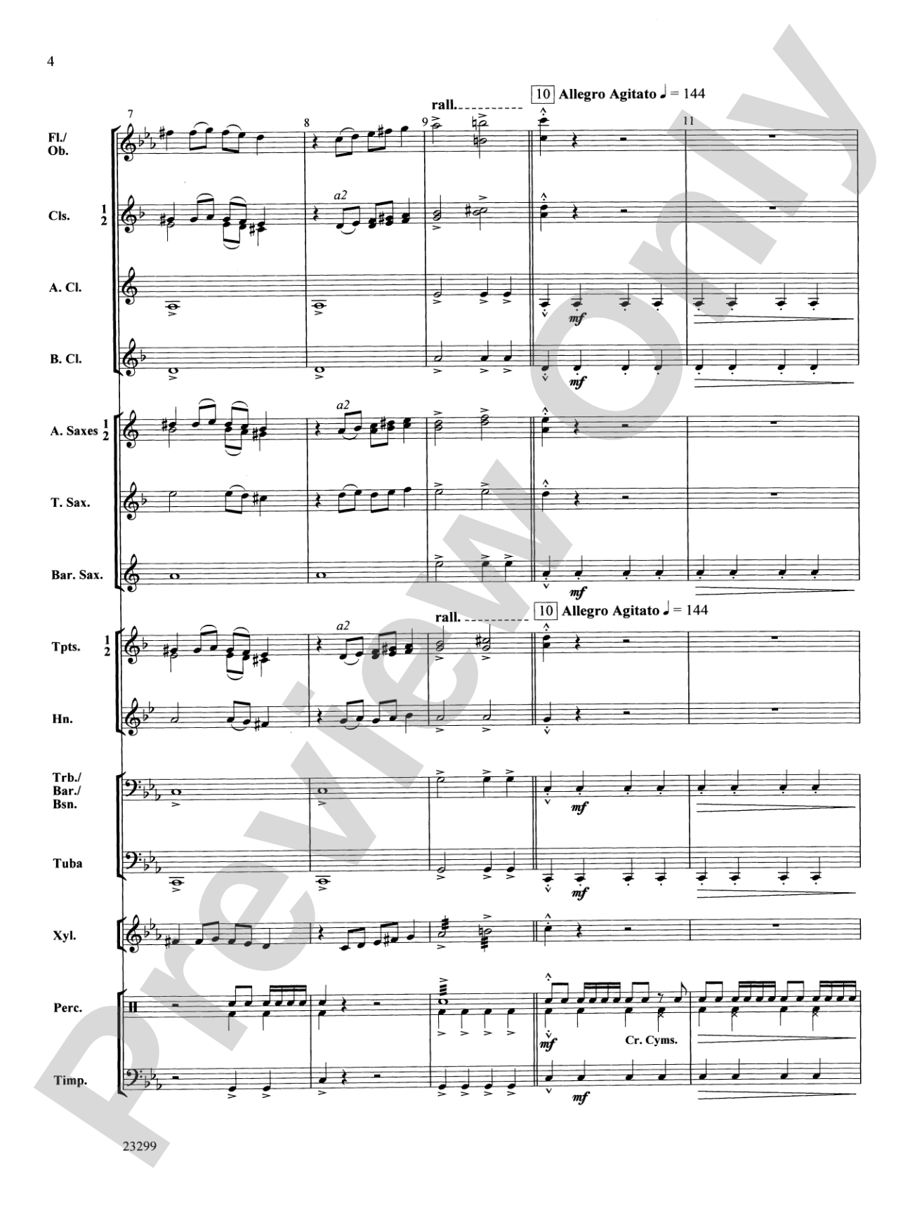 Tomb of the Pharaoh: Concert Band Conductor Score & Parts