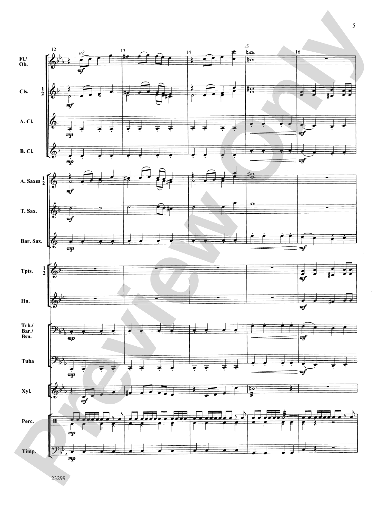 Tomb of the Pharaoh: Concert Band Conductor Score & Parts