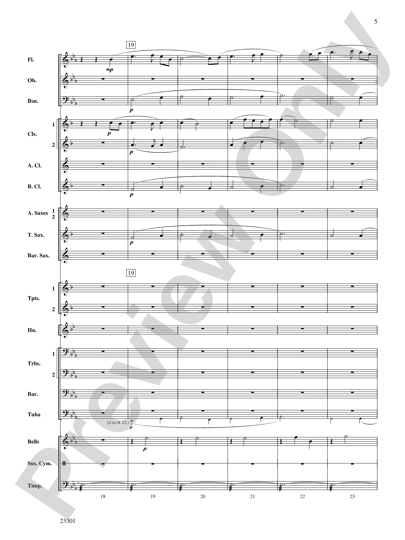 As the Robin to the Meadow: Concert Band Conductor Score & Parts