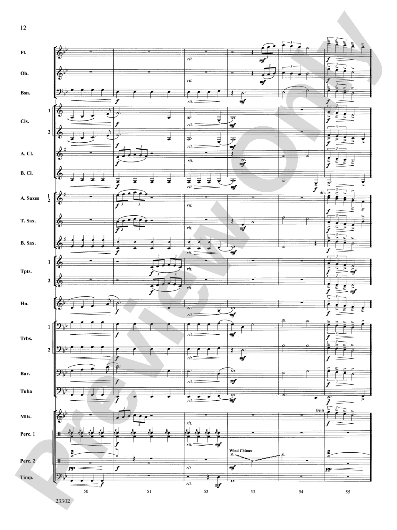 White Water Journey: Concert Band Conductor Score & Parts